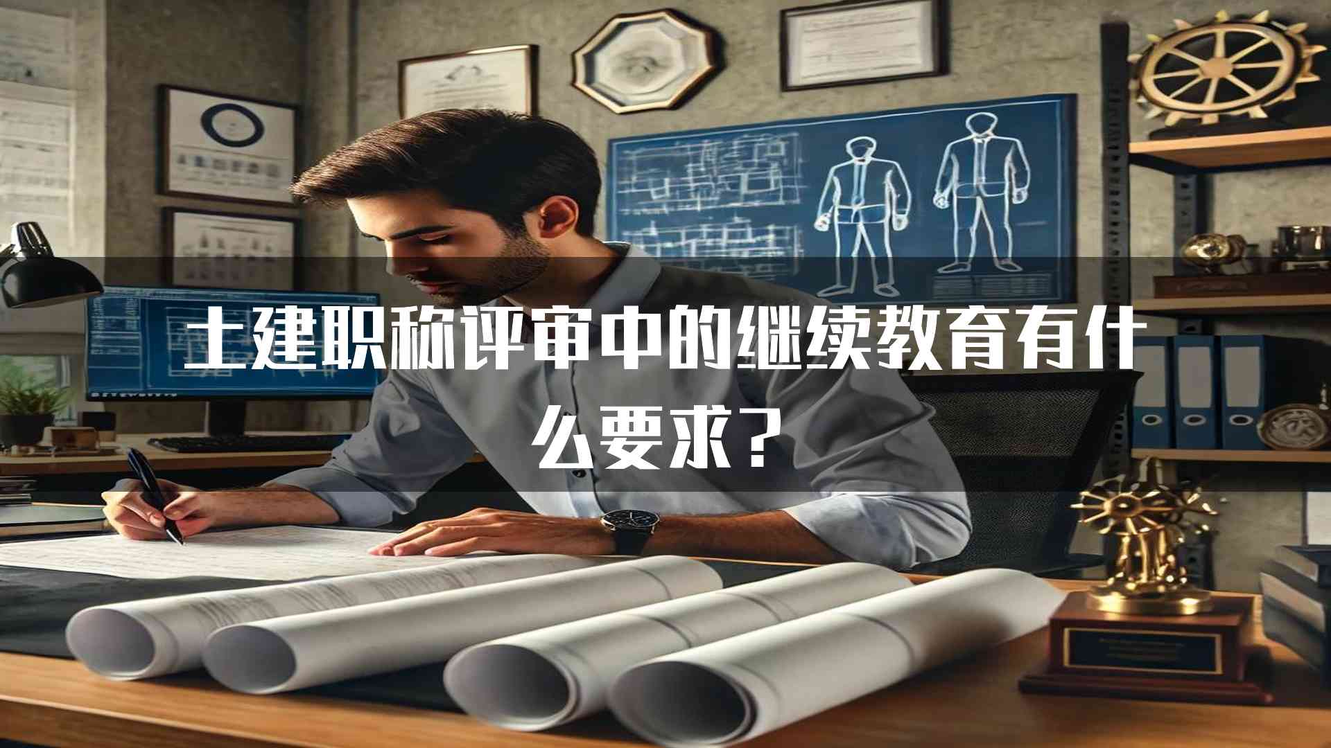 土建职称评审中的继续教育有什么要求？