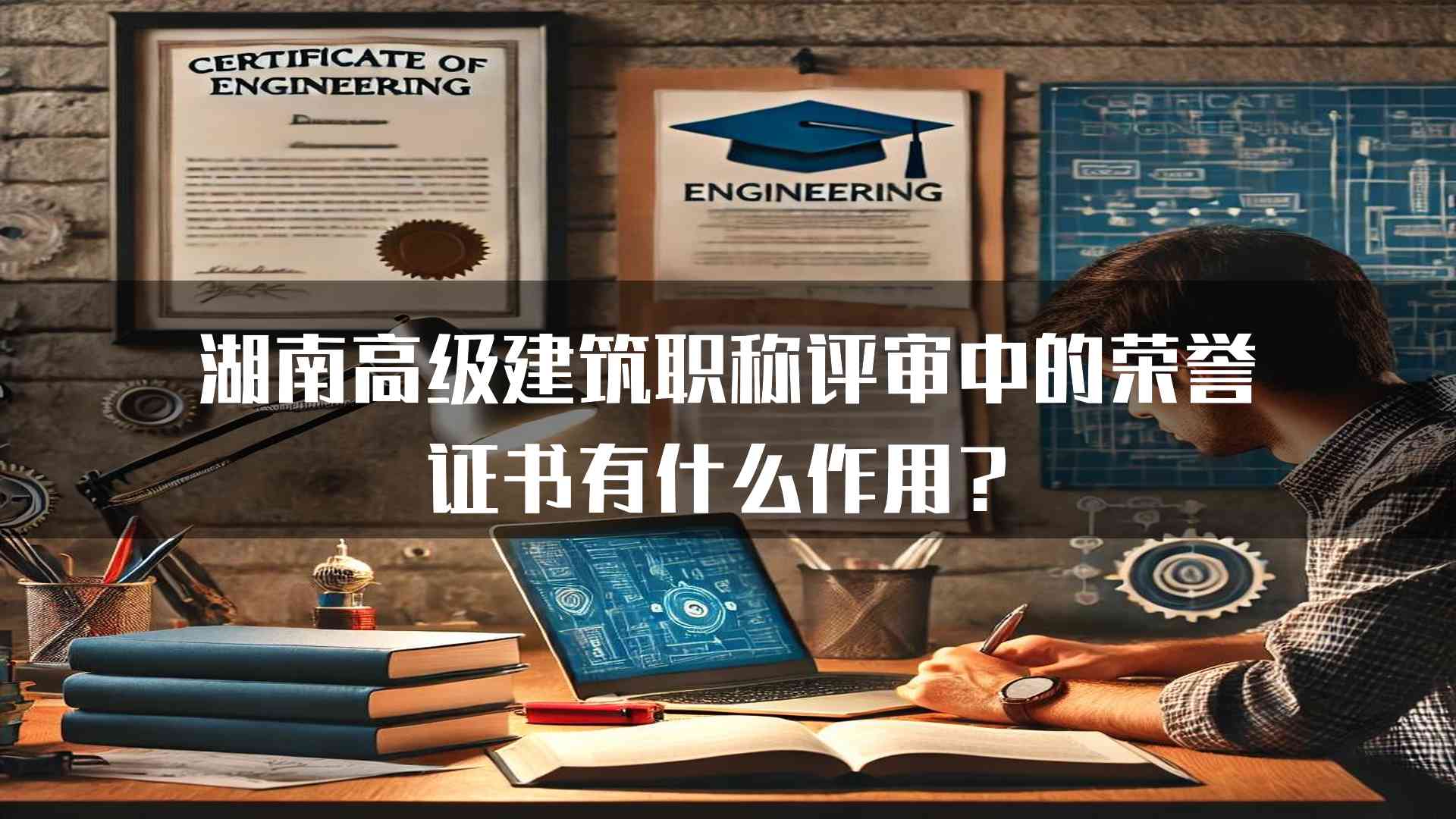 湖南高级建筑职称评审中的荣誉证书有什么作用？