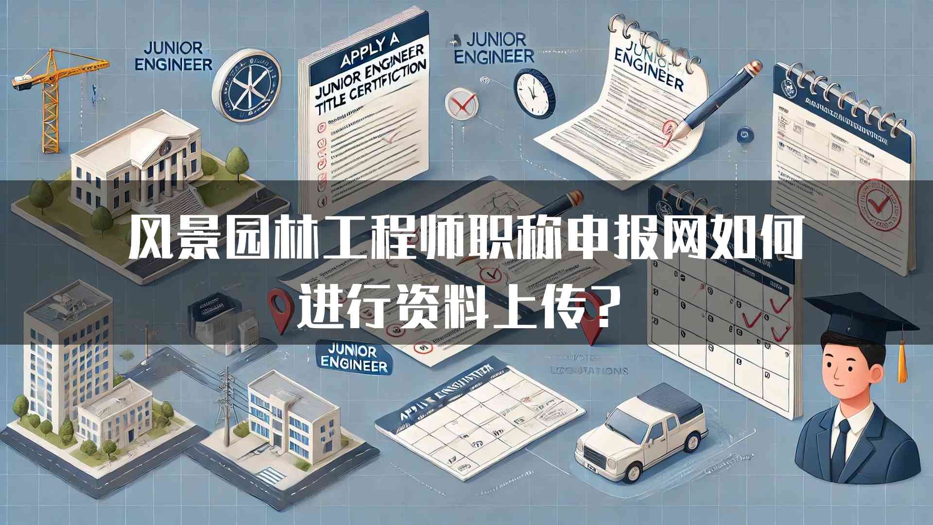 风景园林工程师职称申报网如何进行资料上传？