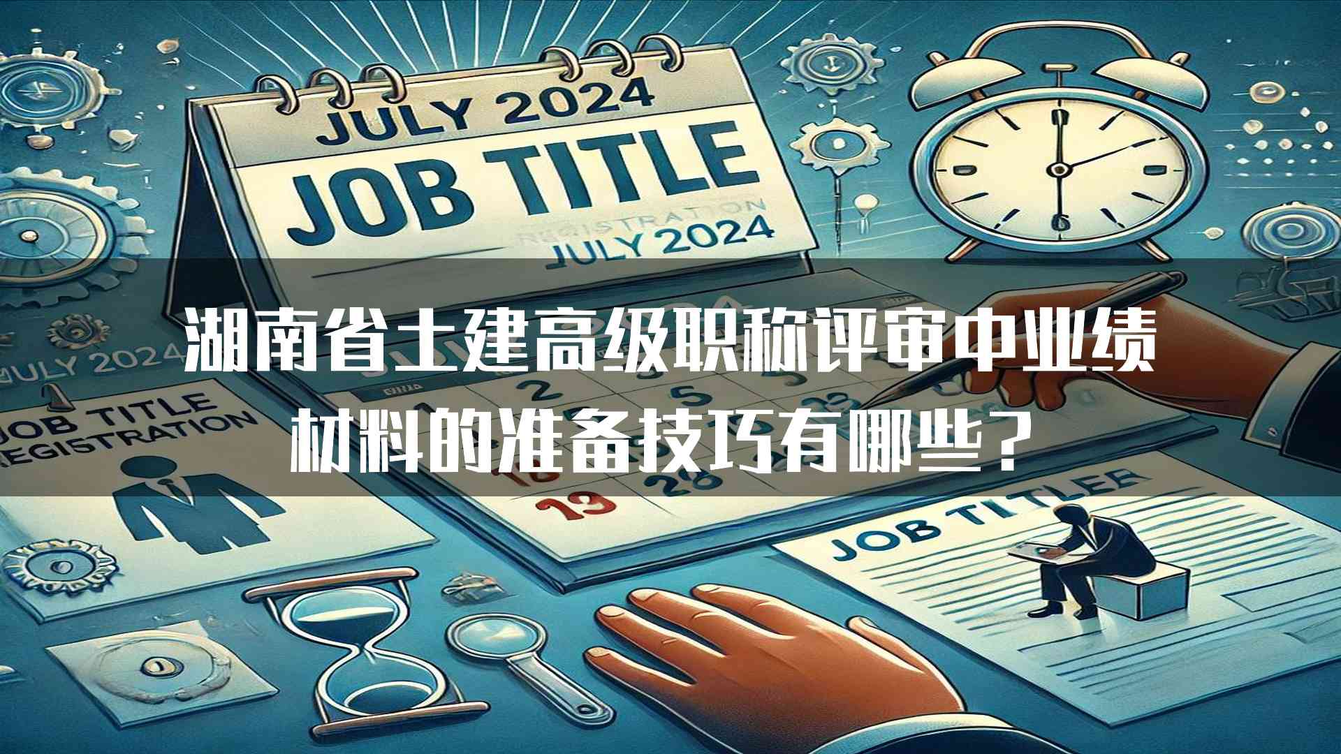 湖南省土建高级职称评审中业绩材料的准备技巧有哪些？