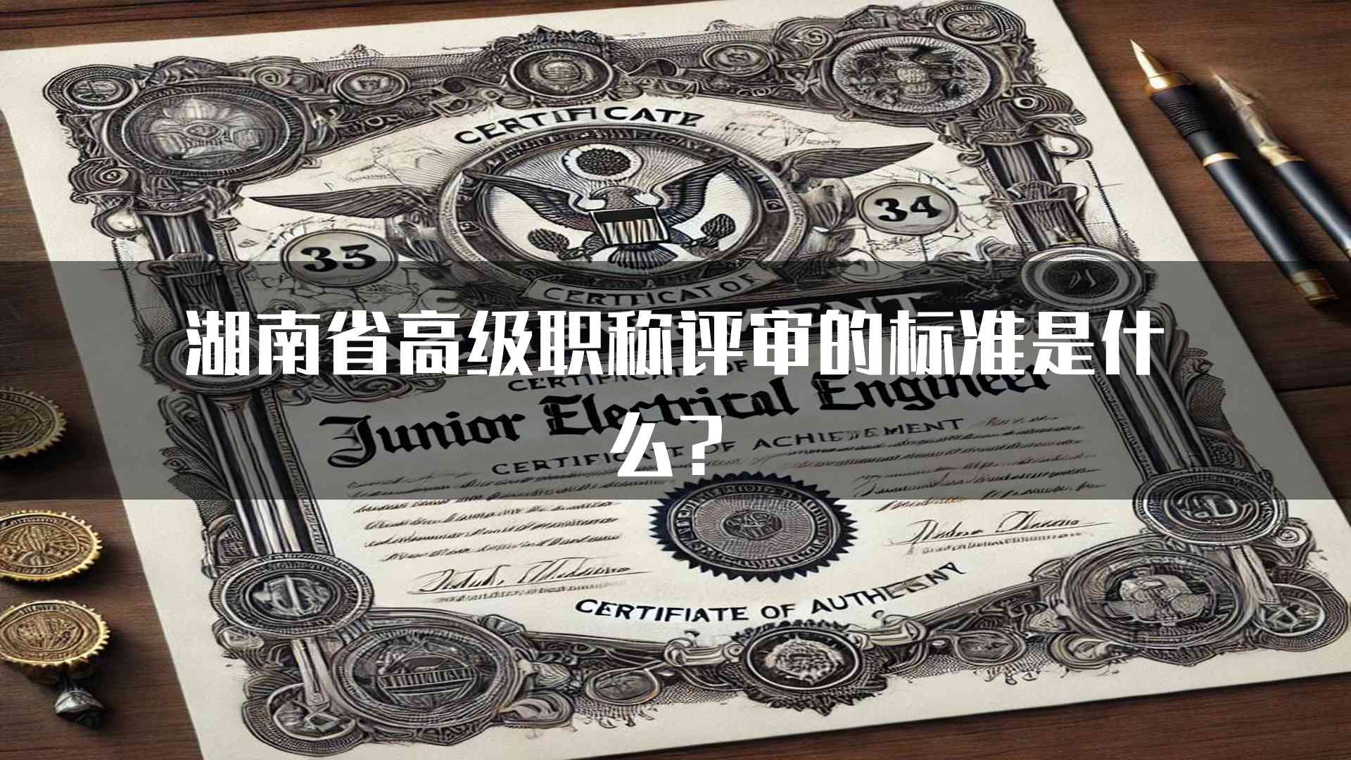 湖南省高级职称评审的标准是什么？