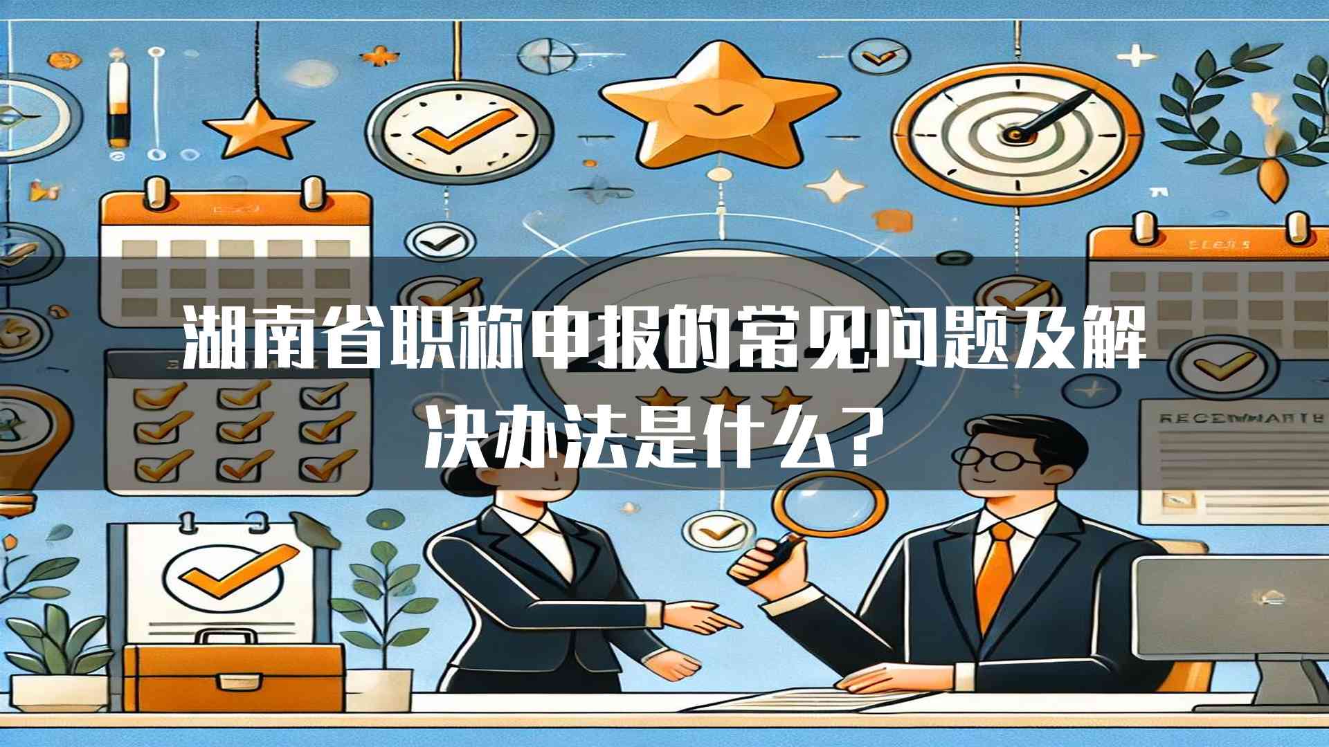 湖南省职称申报的常见问题及解决办法是什么？