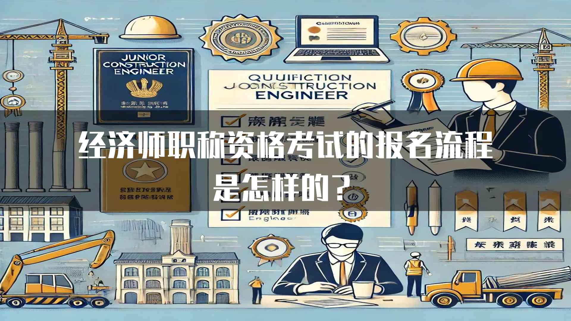 经济师职称资格考试的报名流程是怎样的？