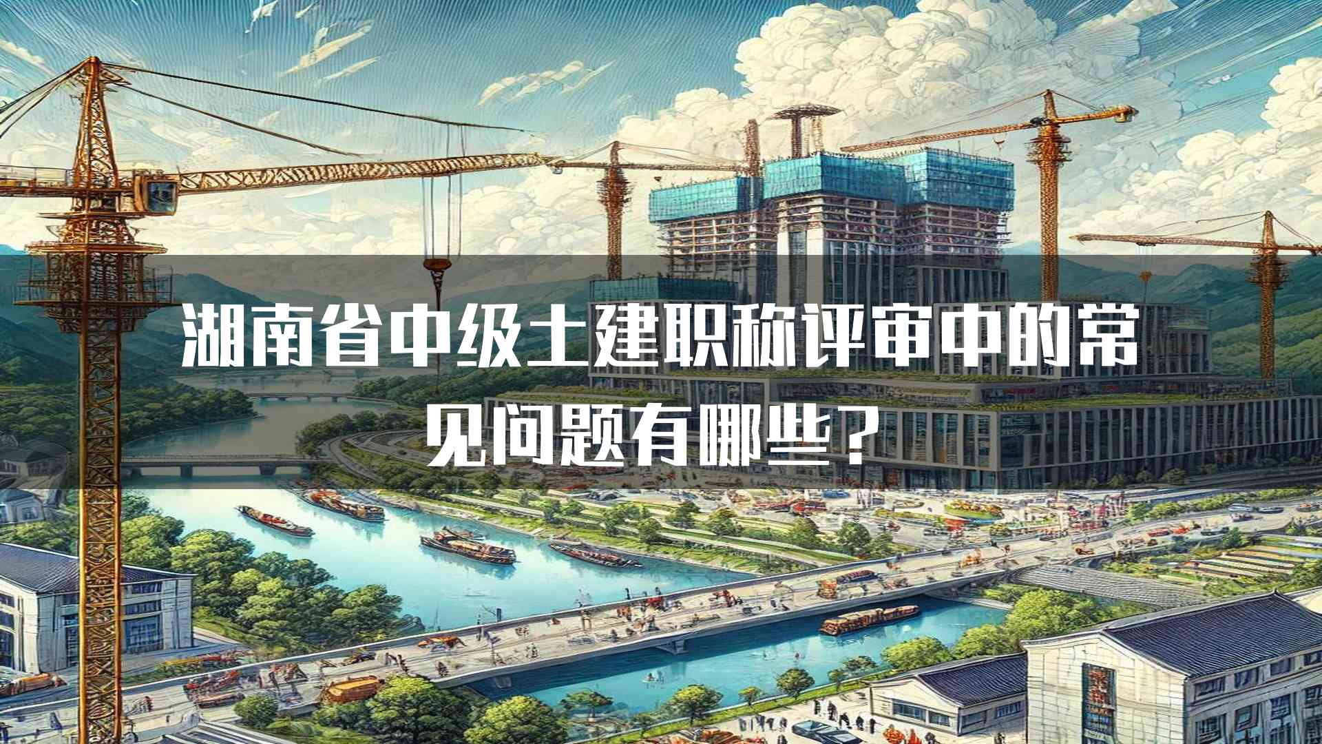 湖南省中级土建职称评审中的常见问题有哪些？