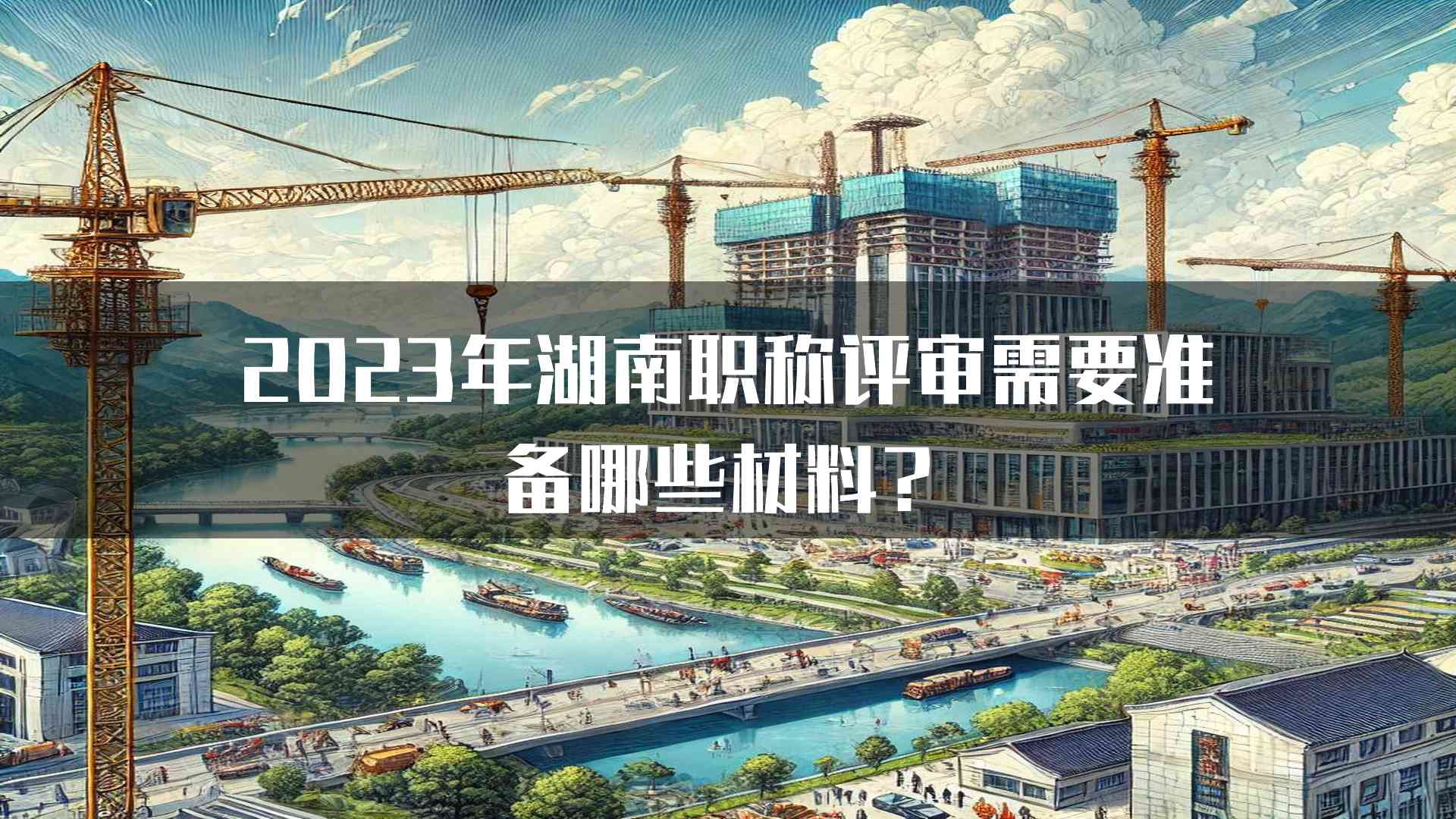 2023年湖南职称评审需要准备哪些材料？