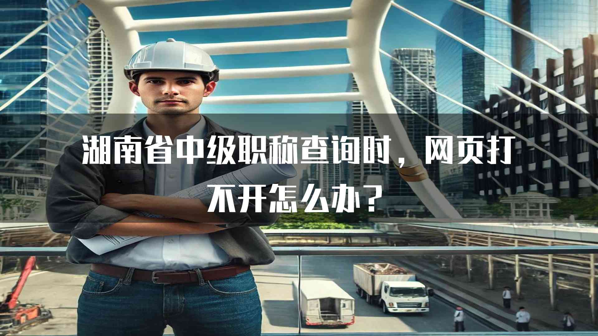 湖南省中级职称查询时，网页打不开怎么办？