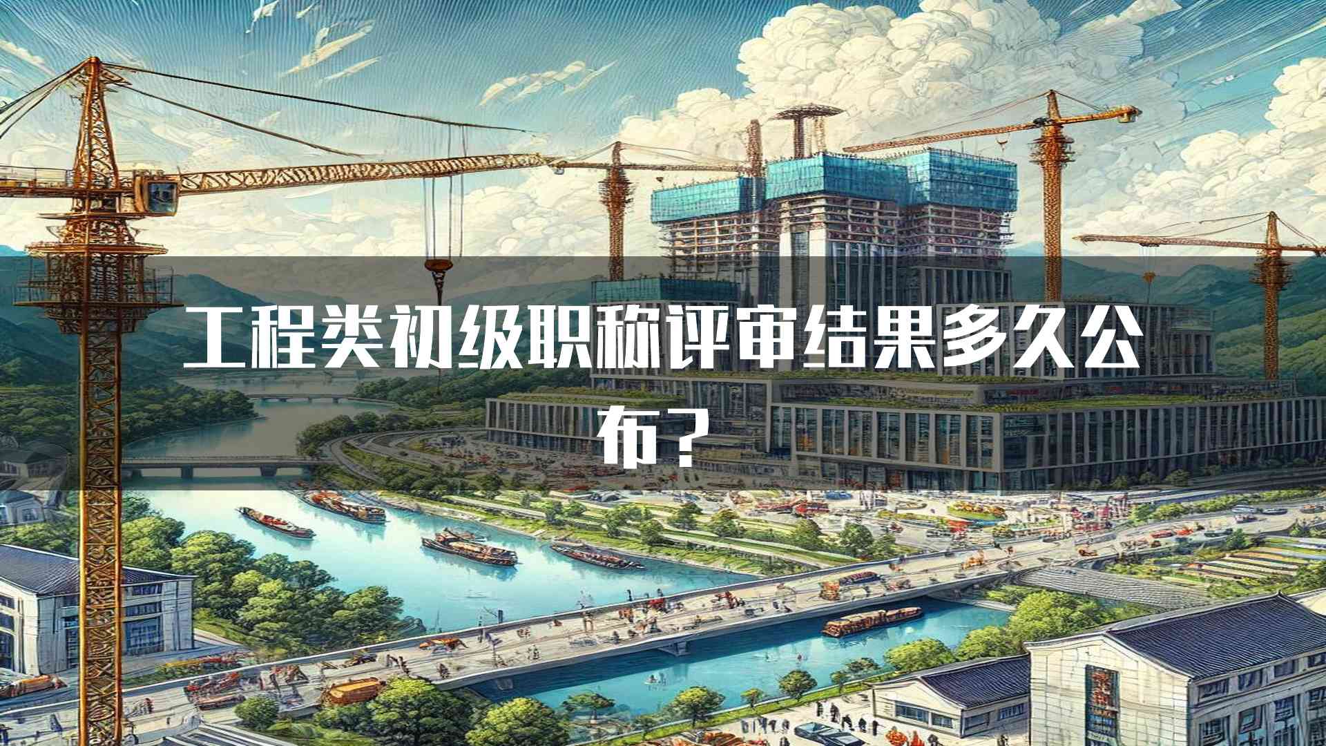 工程类初级职称评审结果多久公布？