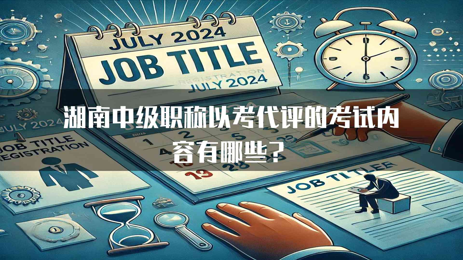 湖南中级职称以考代评的考试内容有哪些？