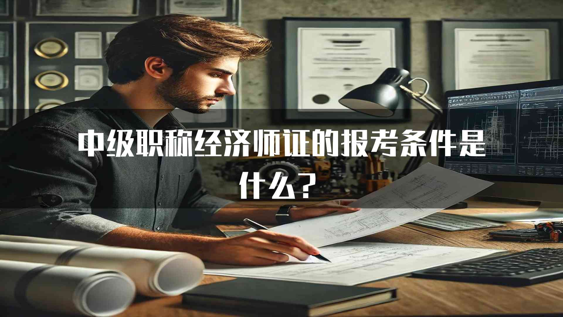 中级职称经济师证的报考条件是什么？