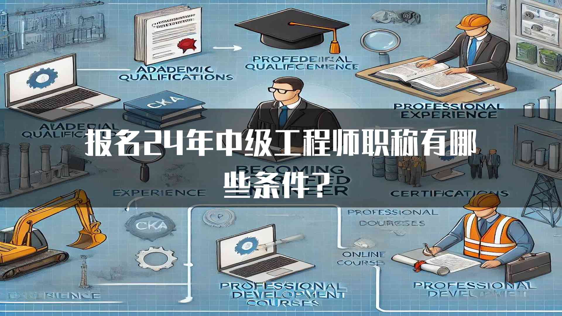 报名24年中级工程师职称有哪些条件？