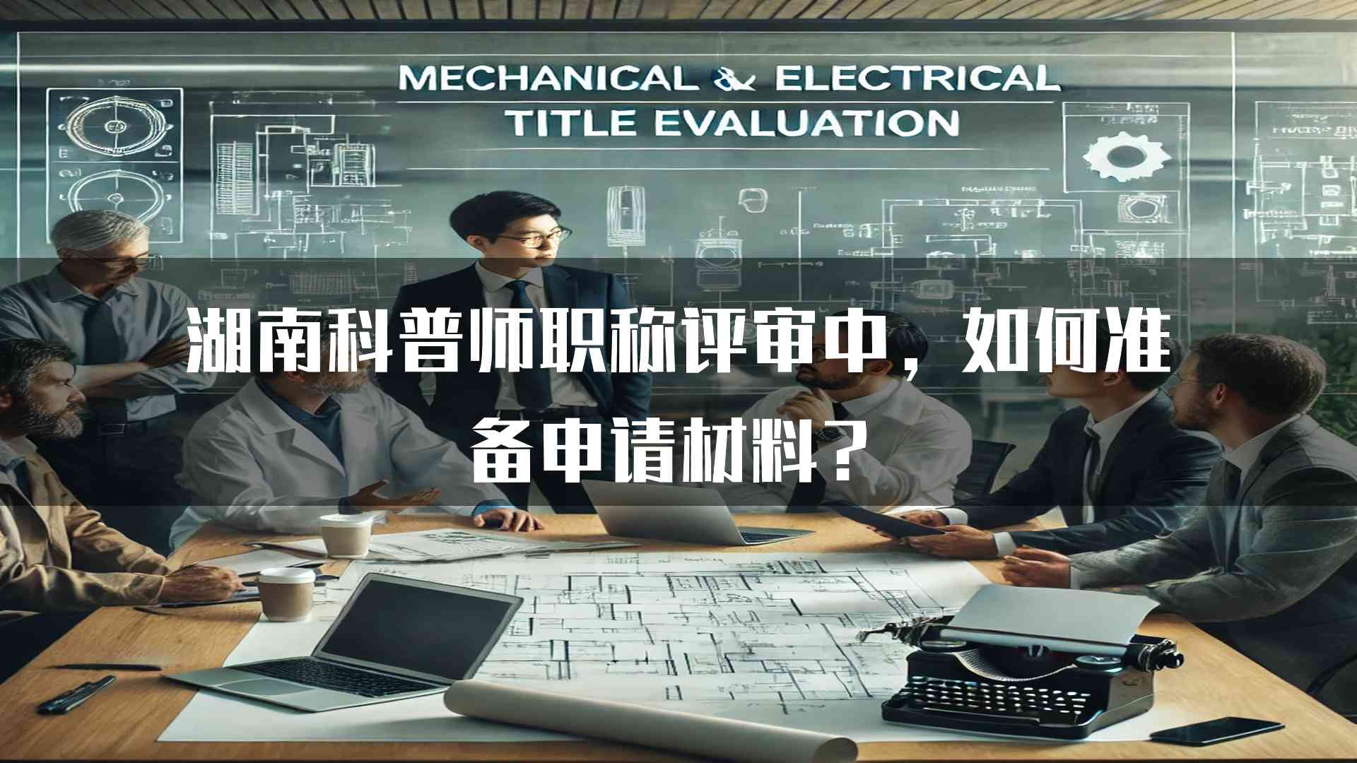 湖南科普师职称评审中，如何准备申请材料？