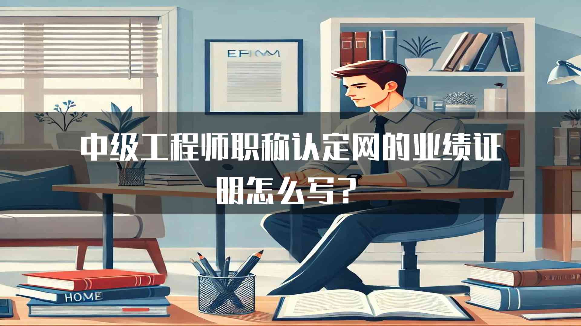 中级工程师职称认定网的业绩证明怎么写？