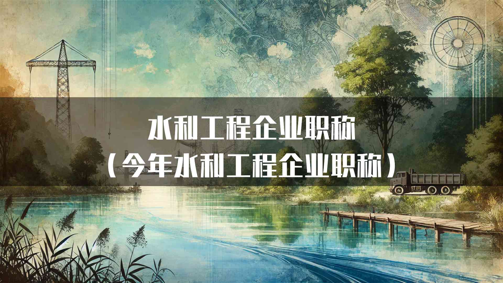 水利工程企业职称（今年水利工程企业职称）