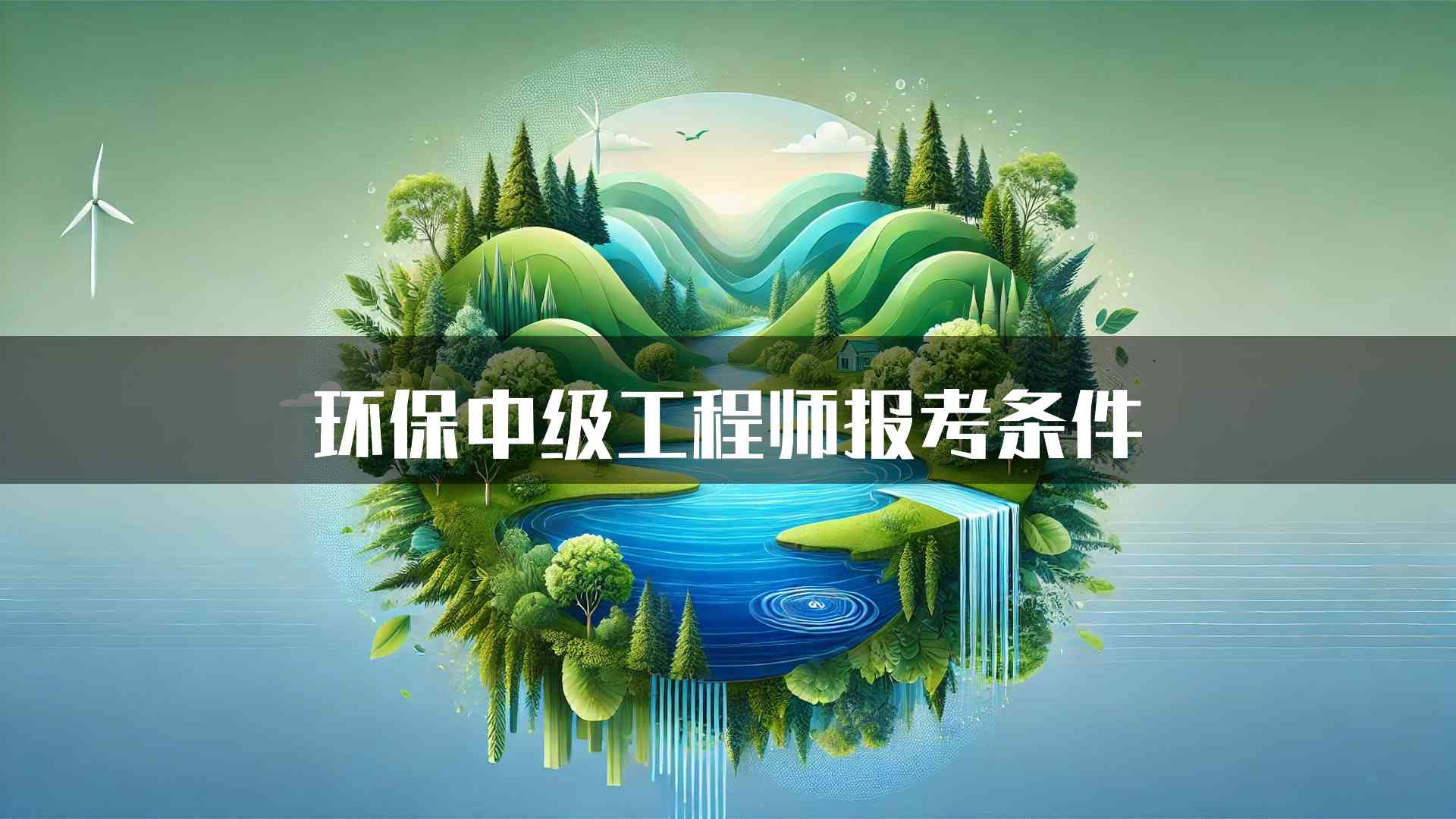 环保中级工程师报考条件