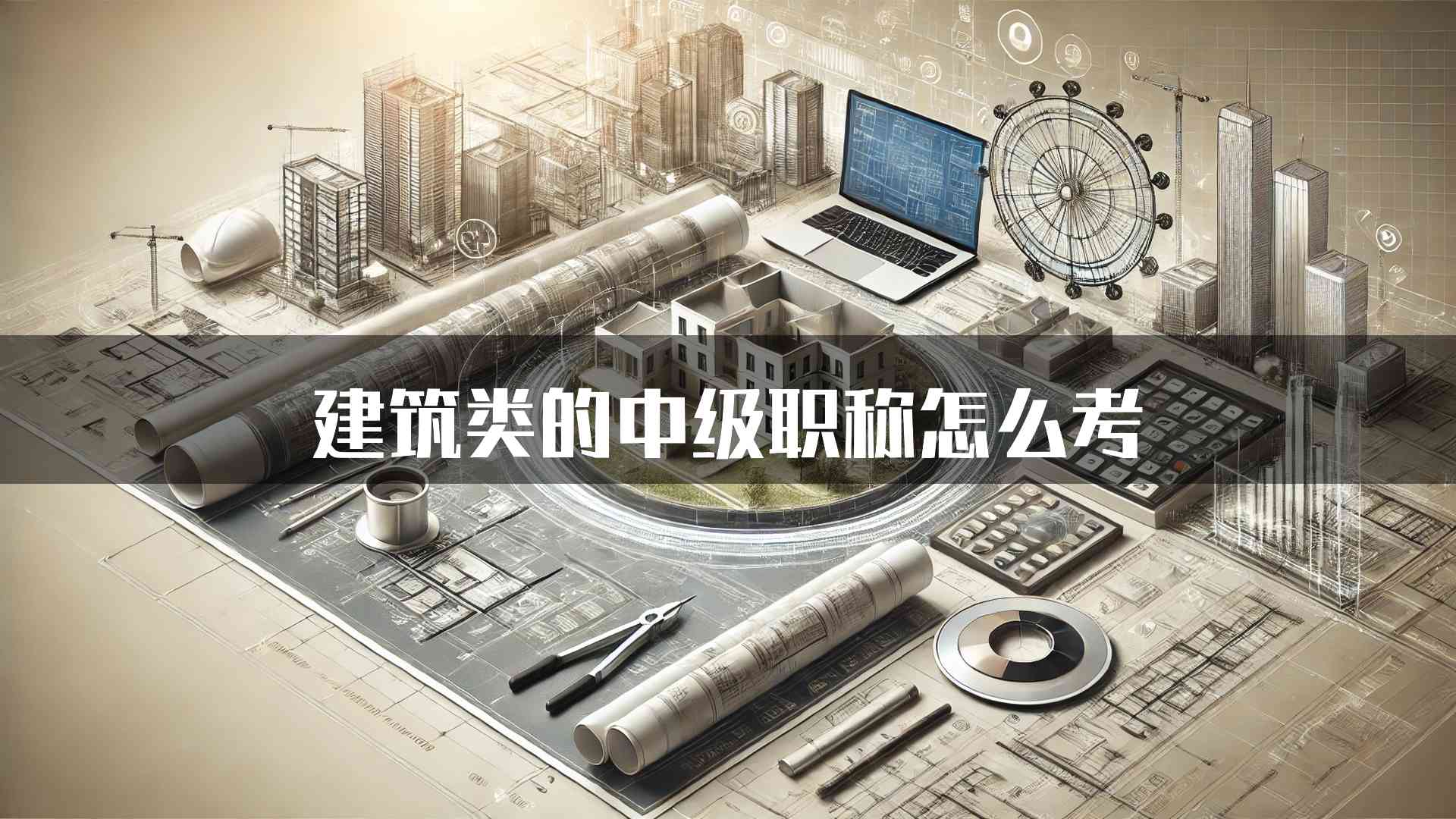 建筑类的中级职称怎么考