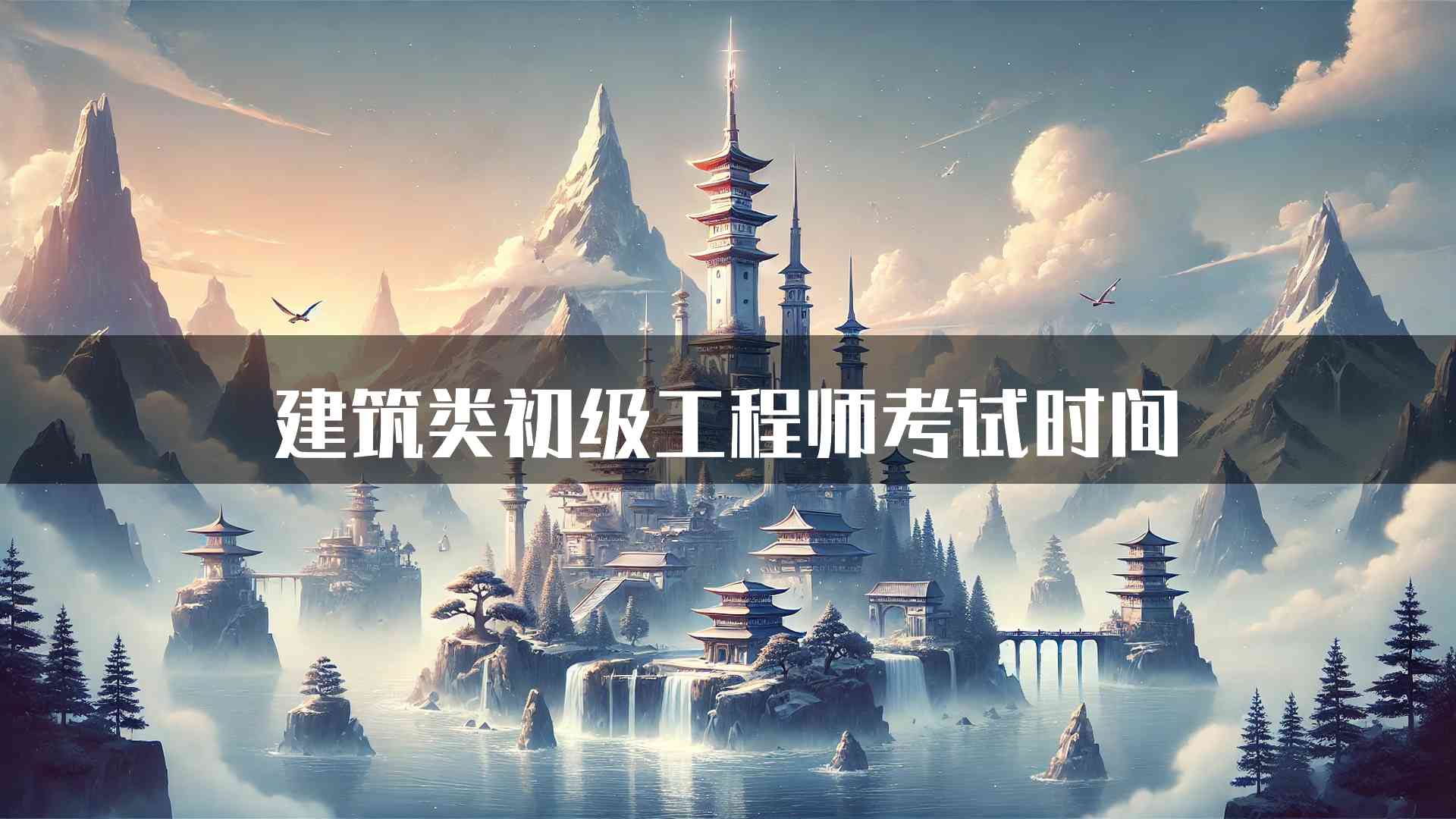 建筑类初级工程师考试时间