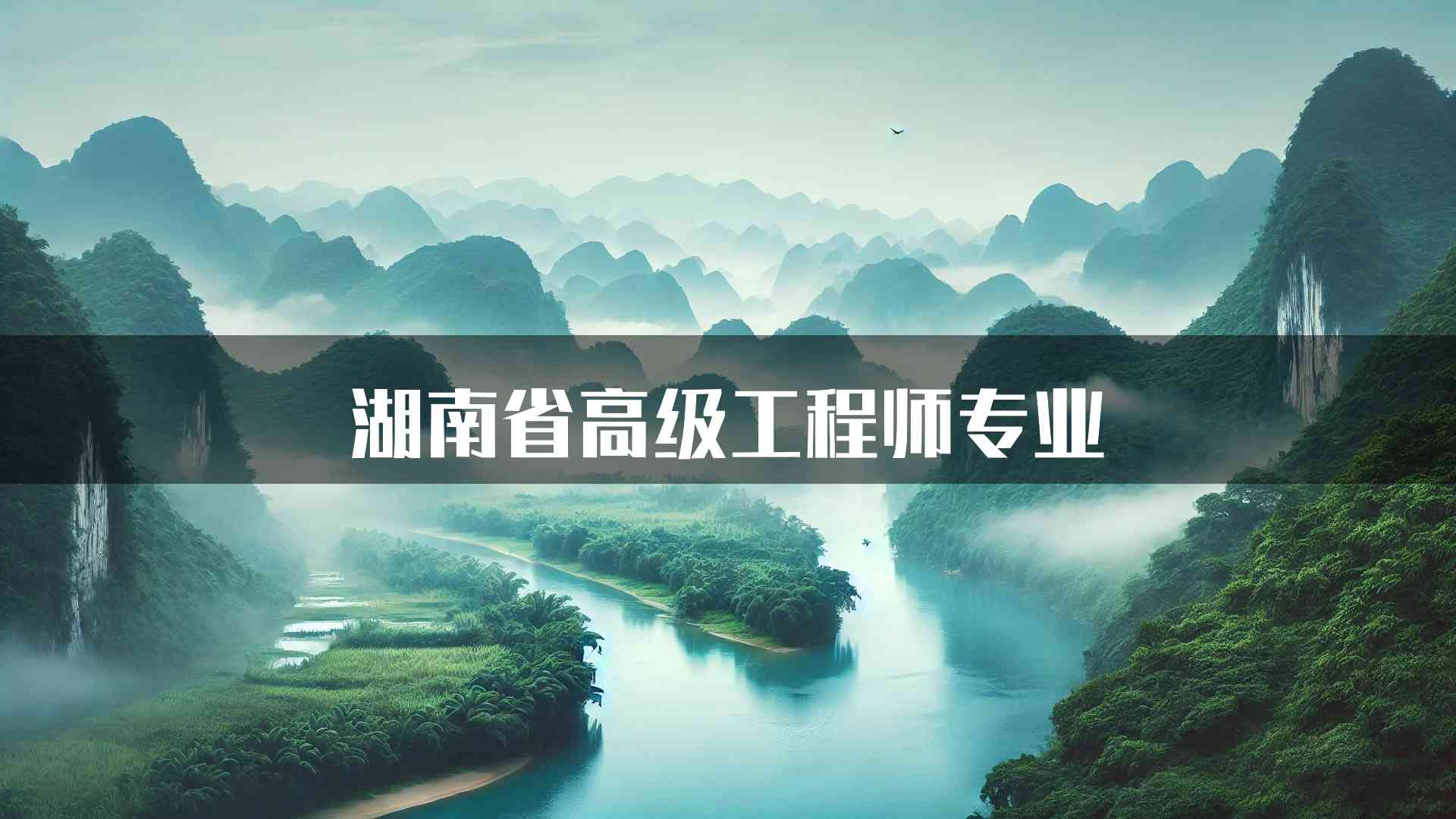 湖南省高级工程师专业