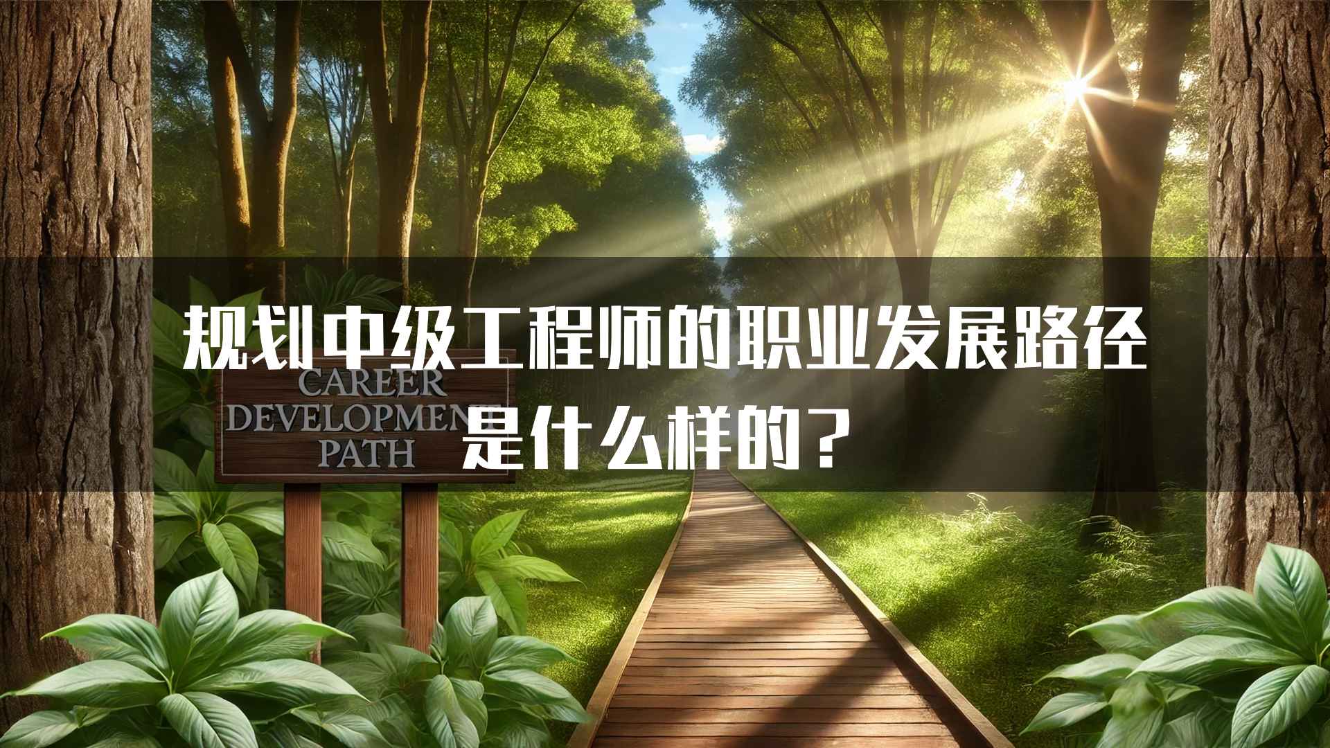 规划中级工程师的职业发展路径是什么样的？