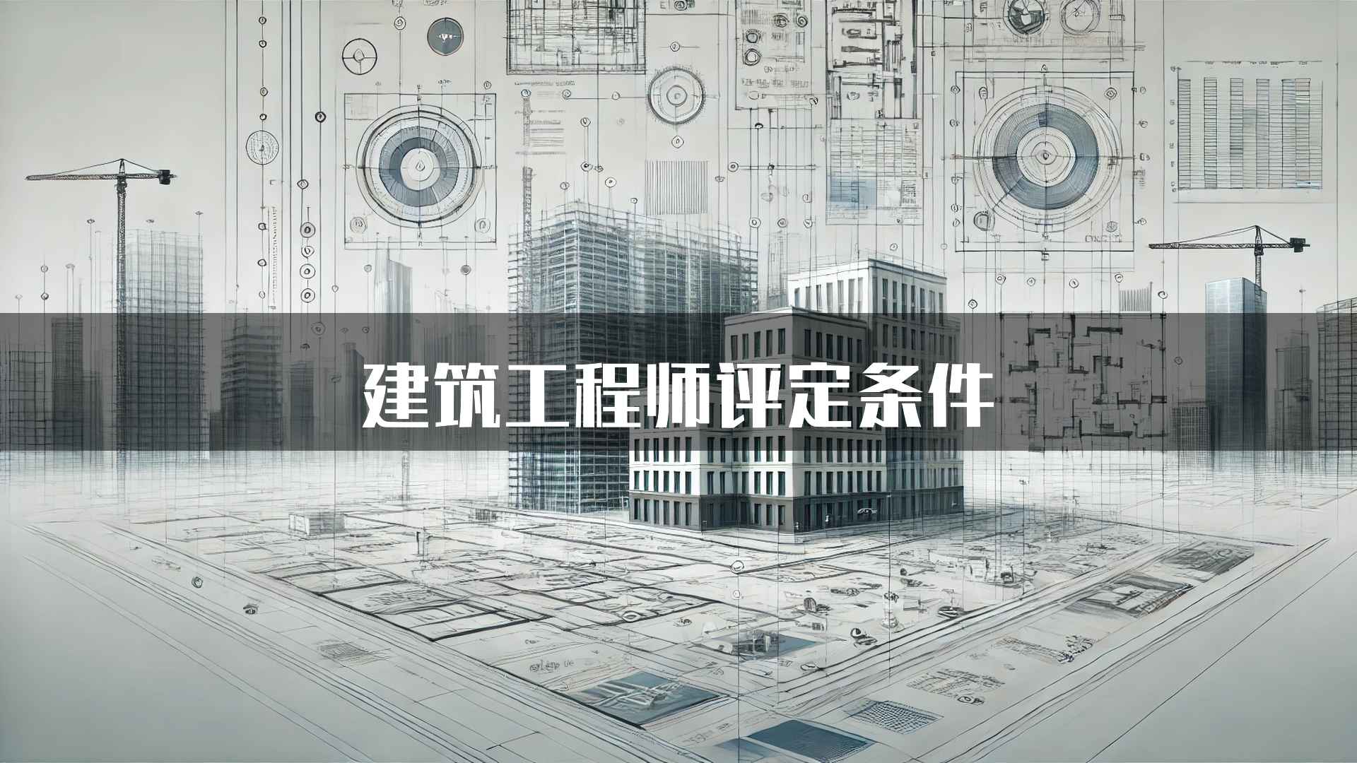 建筑工程师评定条件