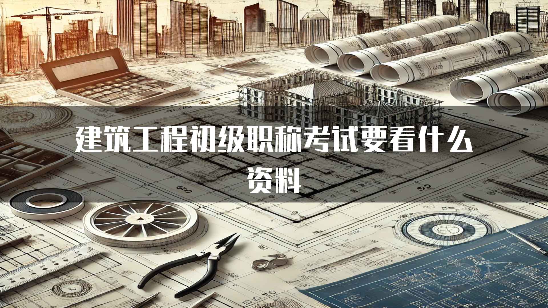 建筑工程初级职称考试要看什么资料