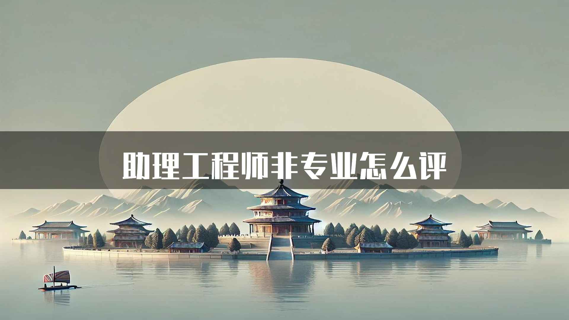 助理工程师非专业怎么评