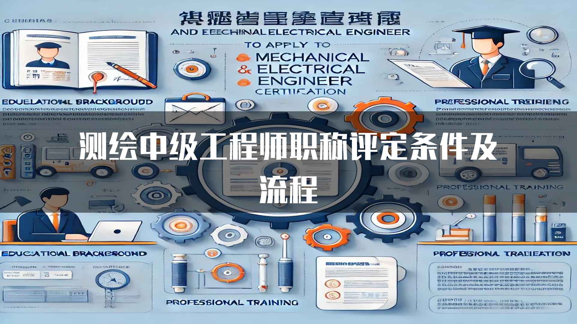 测绘中级工程师职称评定条件及流程