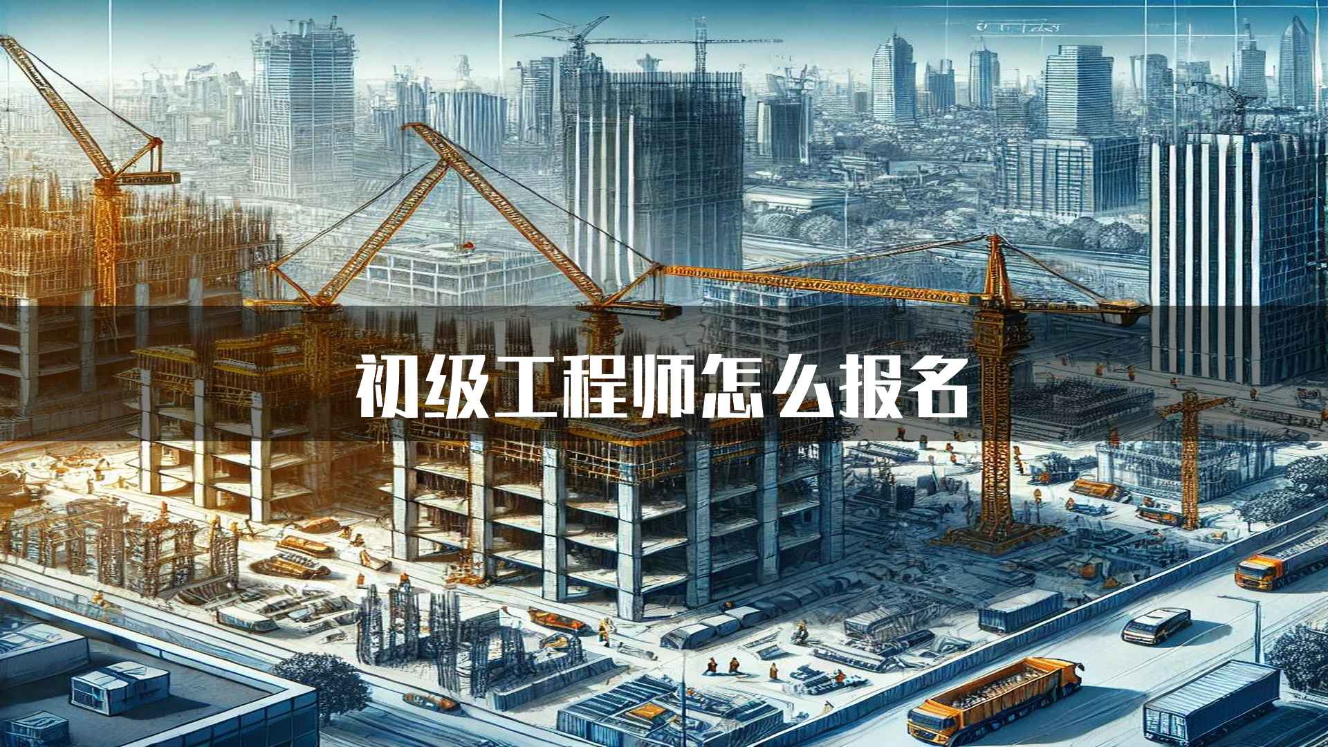 初级工程师怎么报名