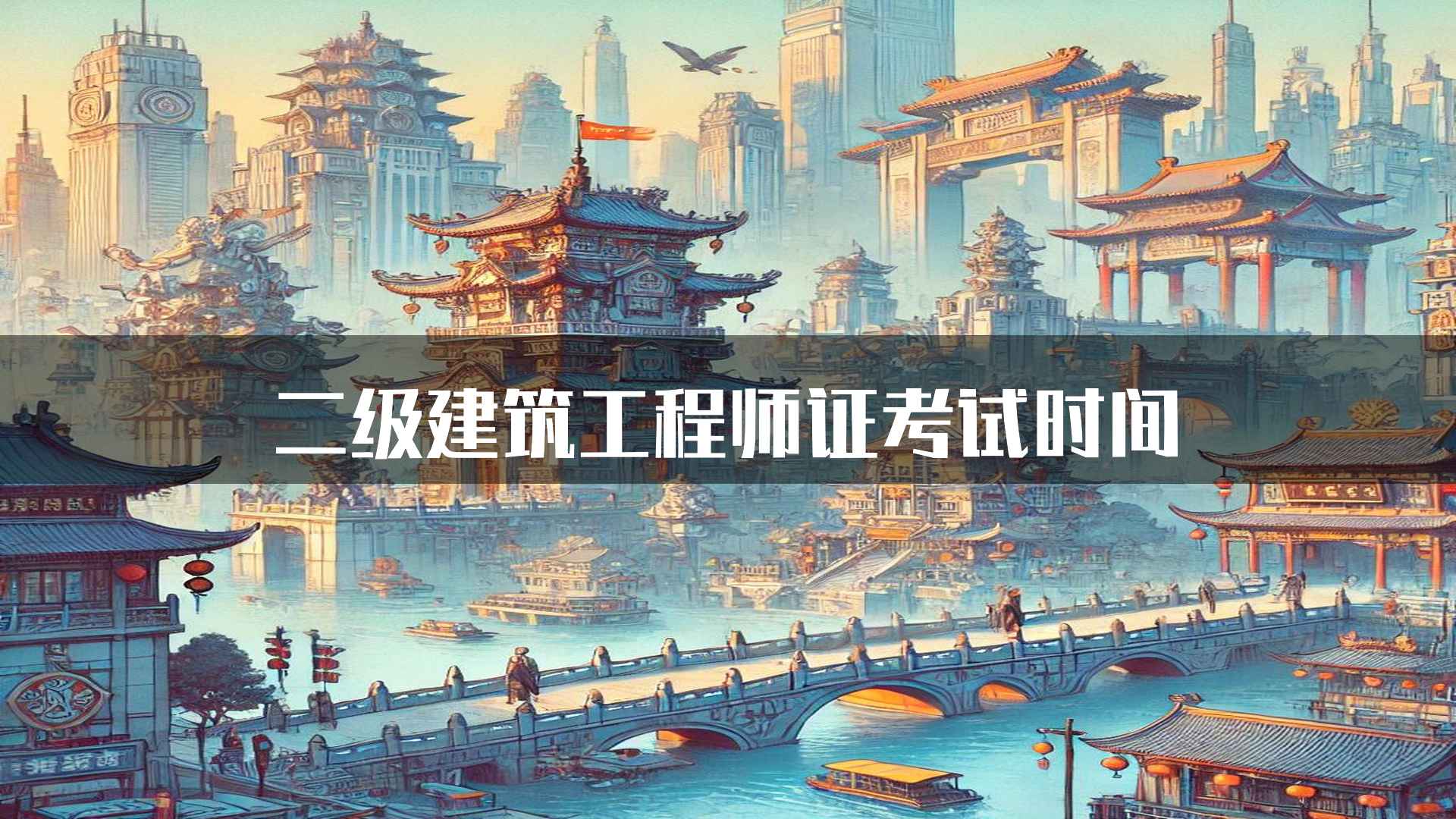 二级建筑工程师证考试时间