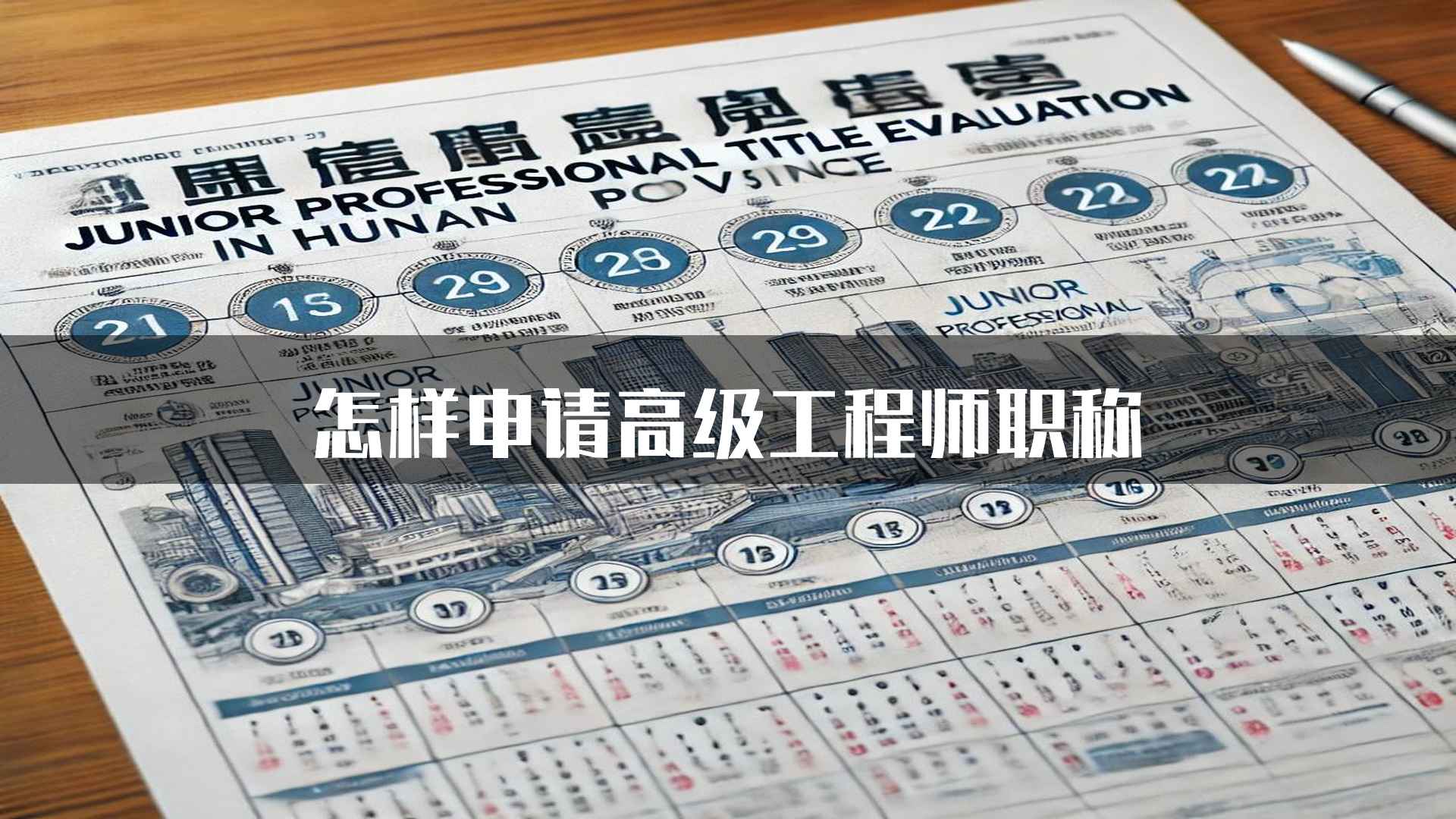 怎样申请高级工程师职称