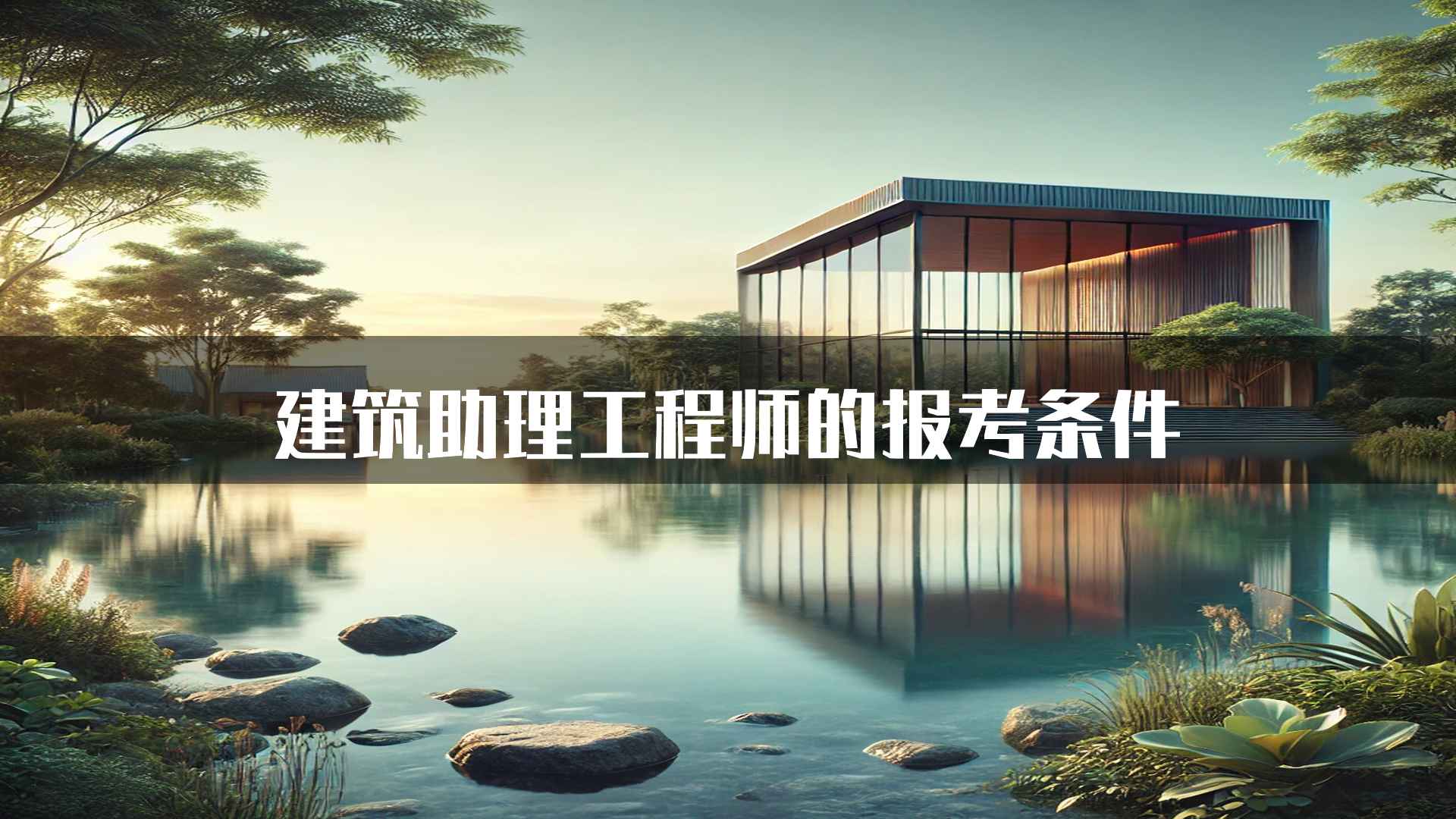 建筑助理工程师的报考条件