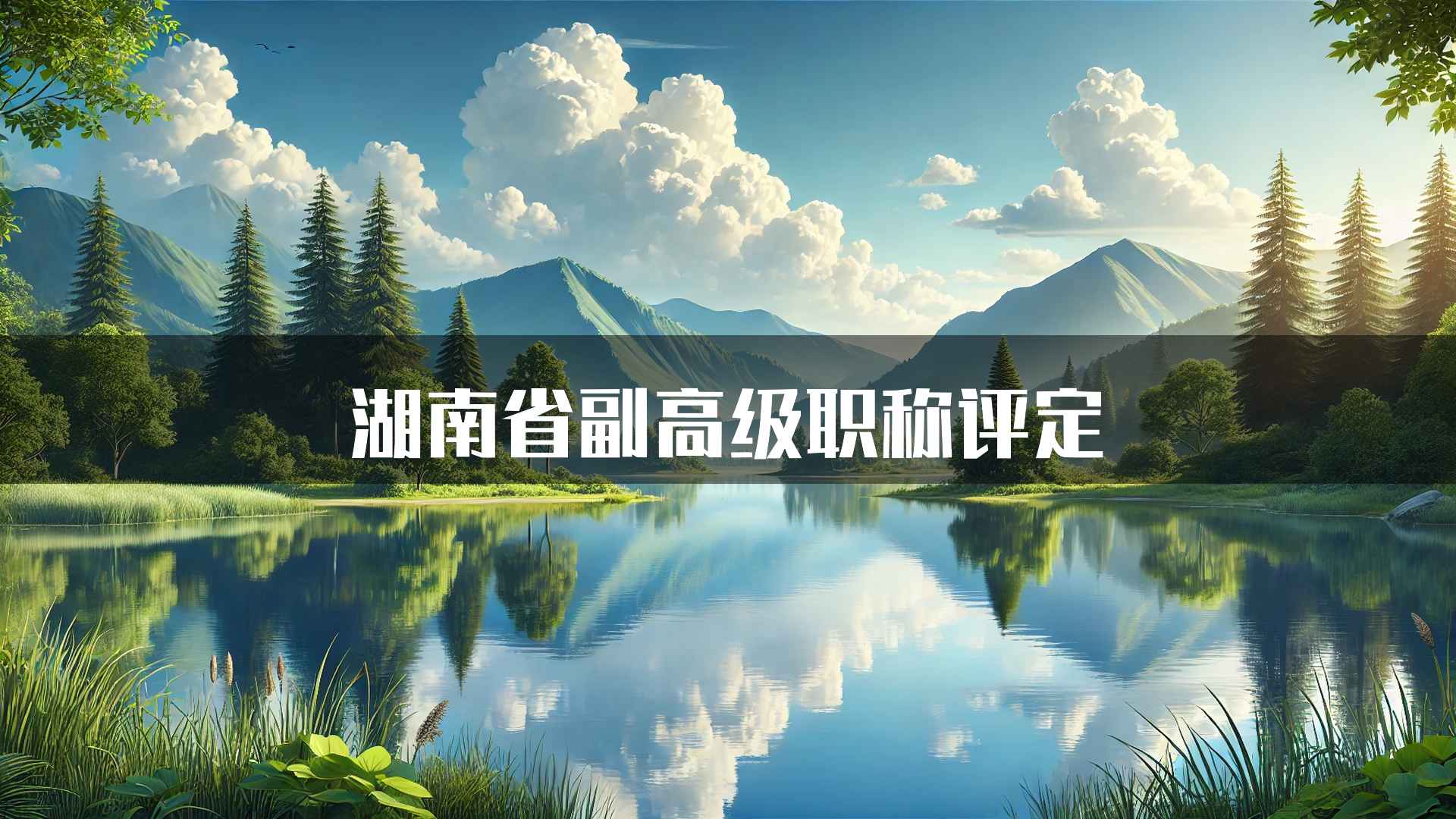 湖南省副高级职称评定