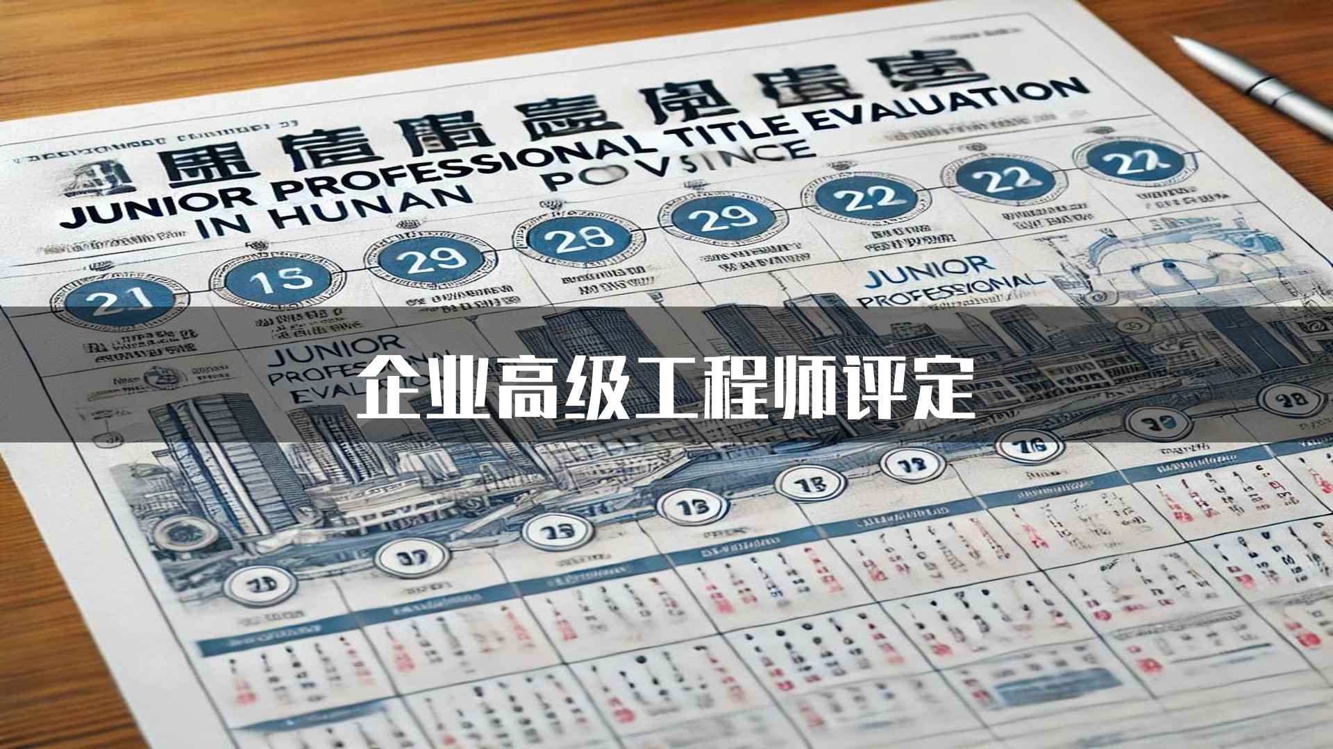 企业高级工程师评定