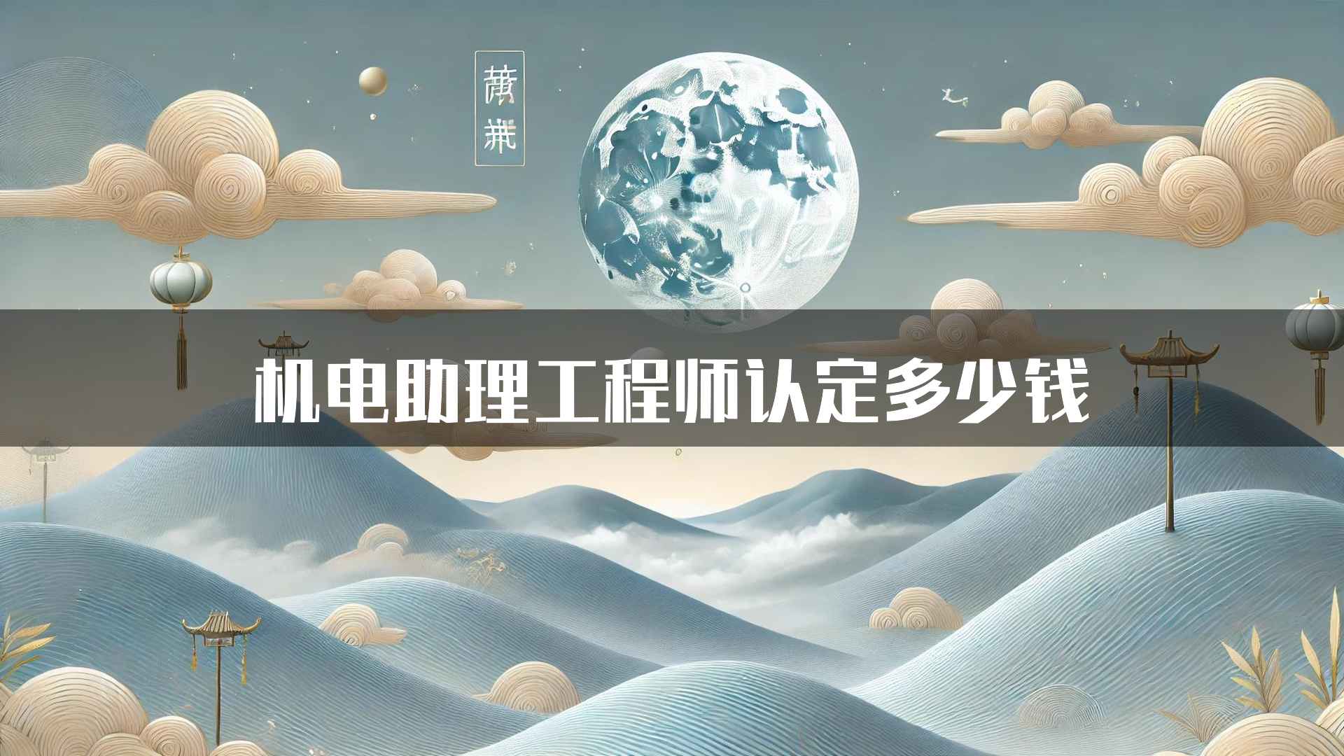 机电助理工程师认定多少钱