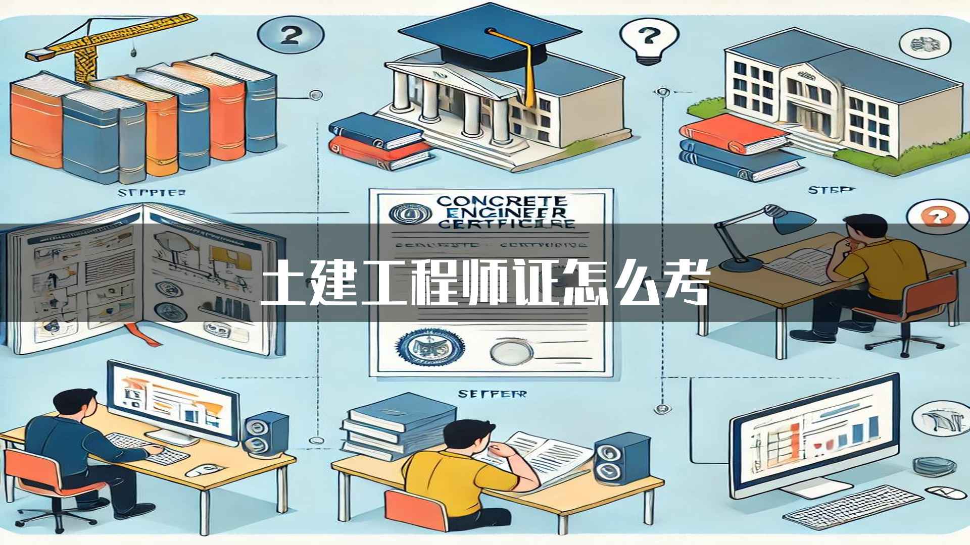 土建工程师证怎么考