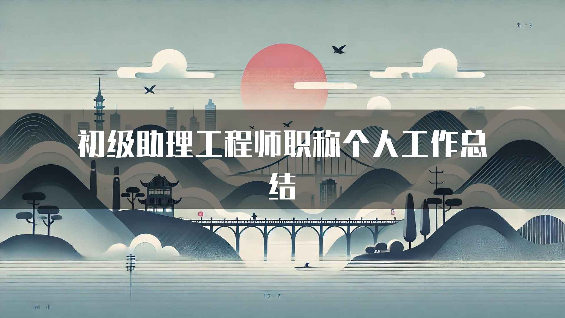 初级助理工程师职称个人工作总结