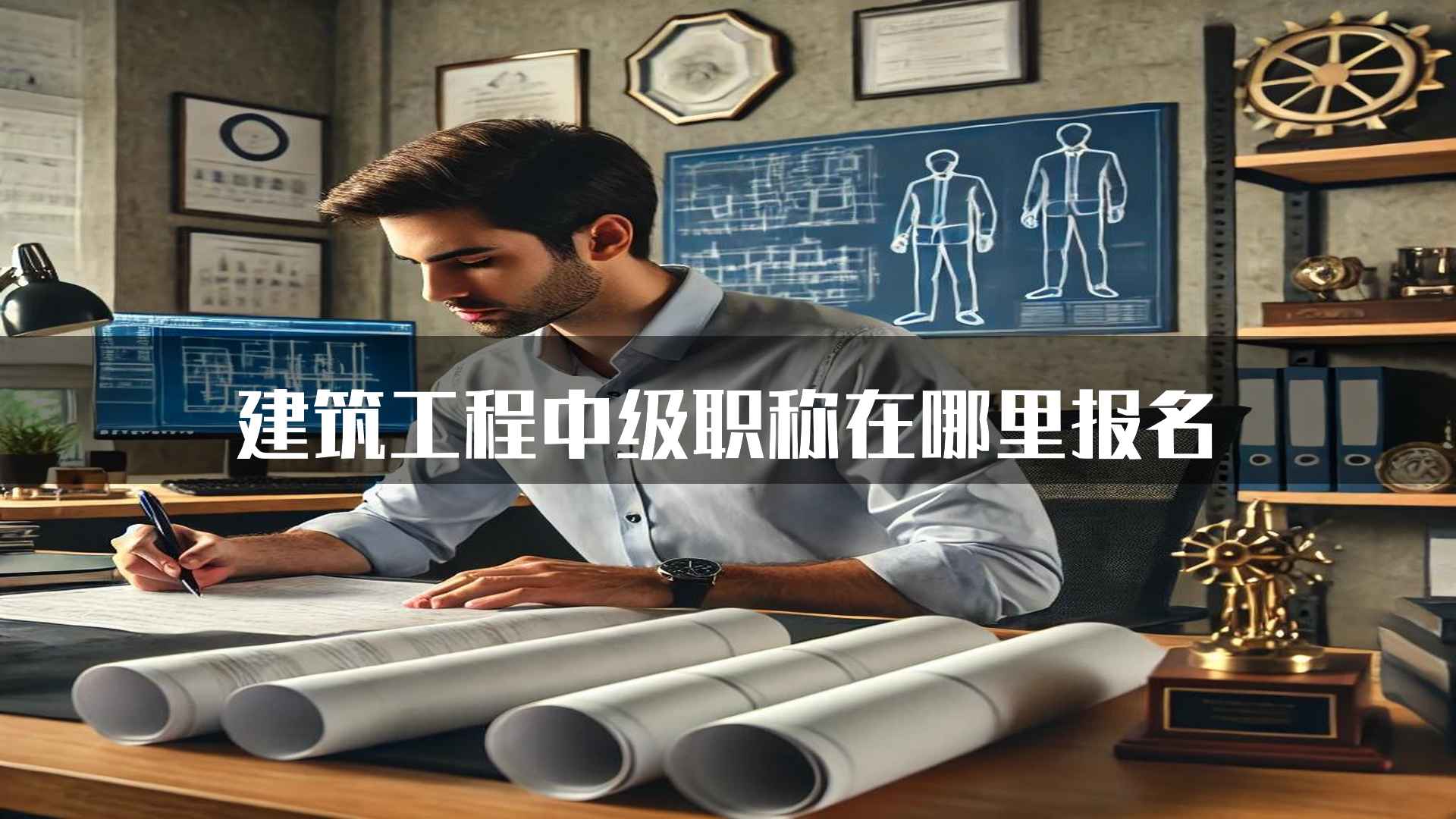 建筑工程中级职称在哪里报名