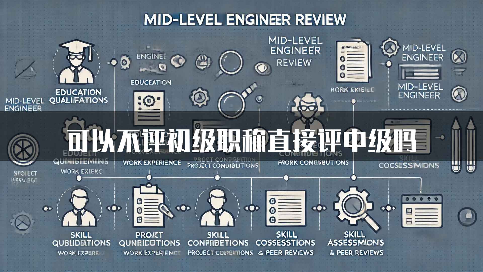 可以不评初级职称直接评中级吗