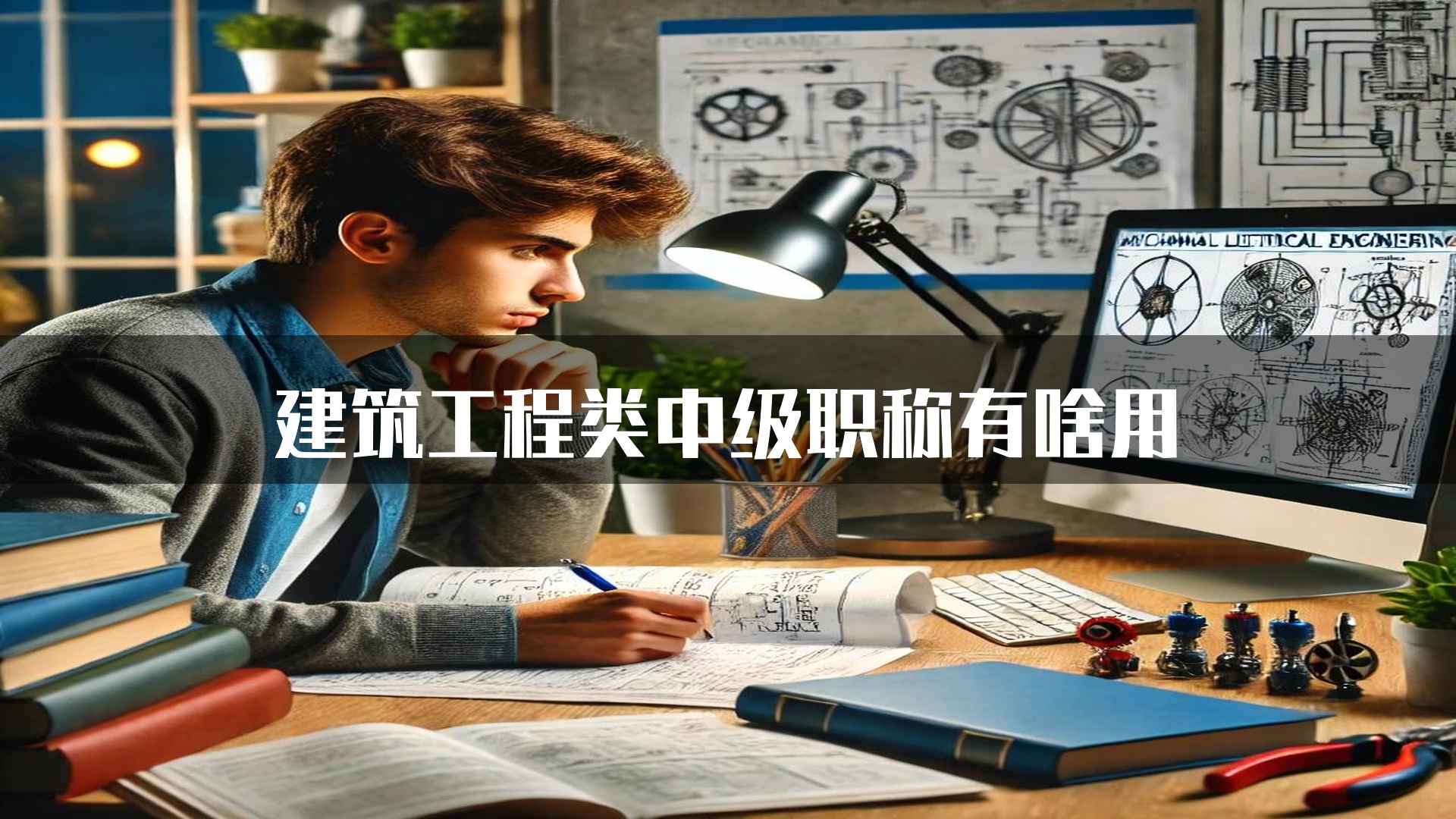 建筑工程类中级职称有啥用