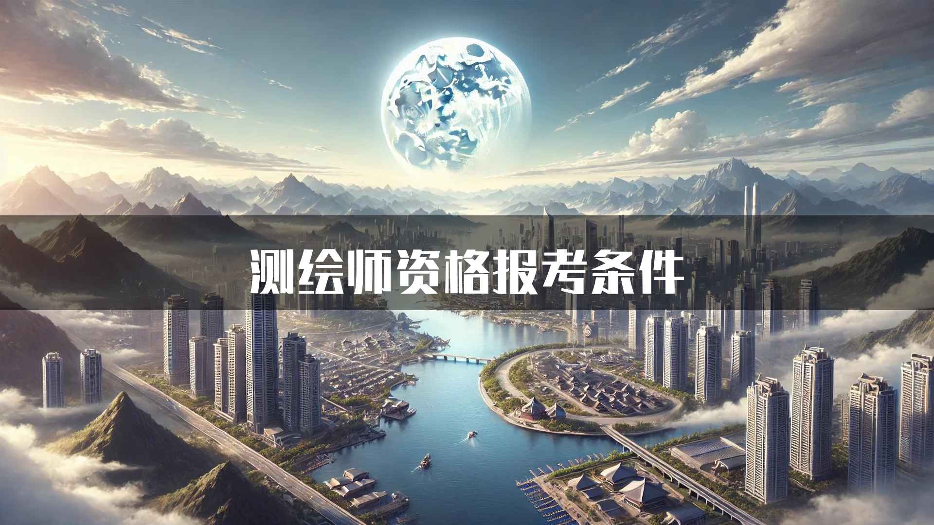 测绘师资格报考条件