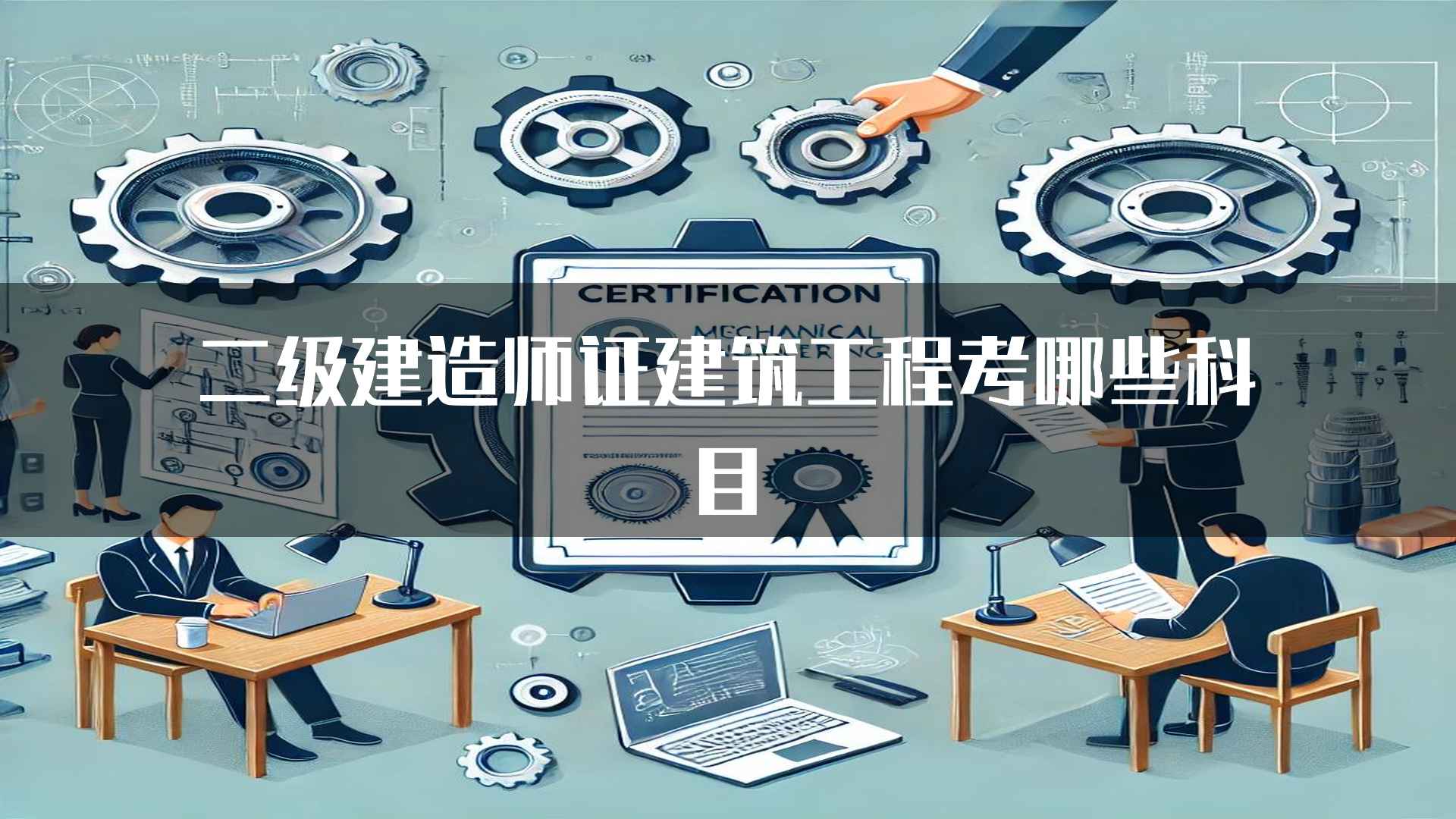 二级建造师证建筑工程考哪些科目