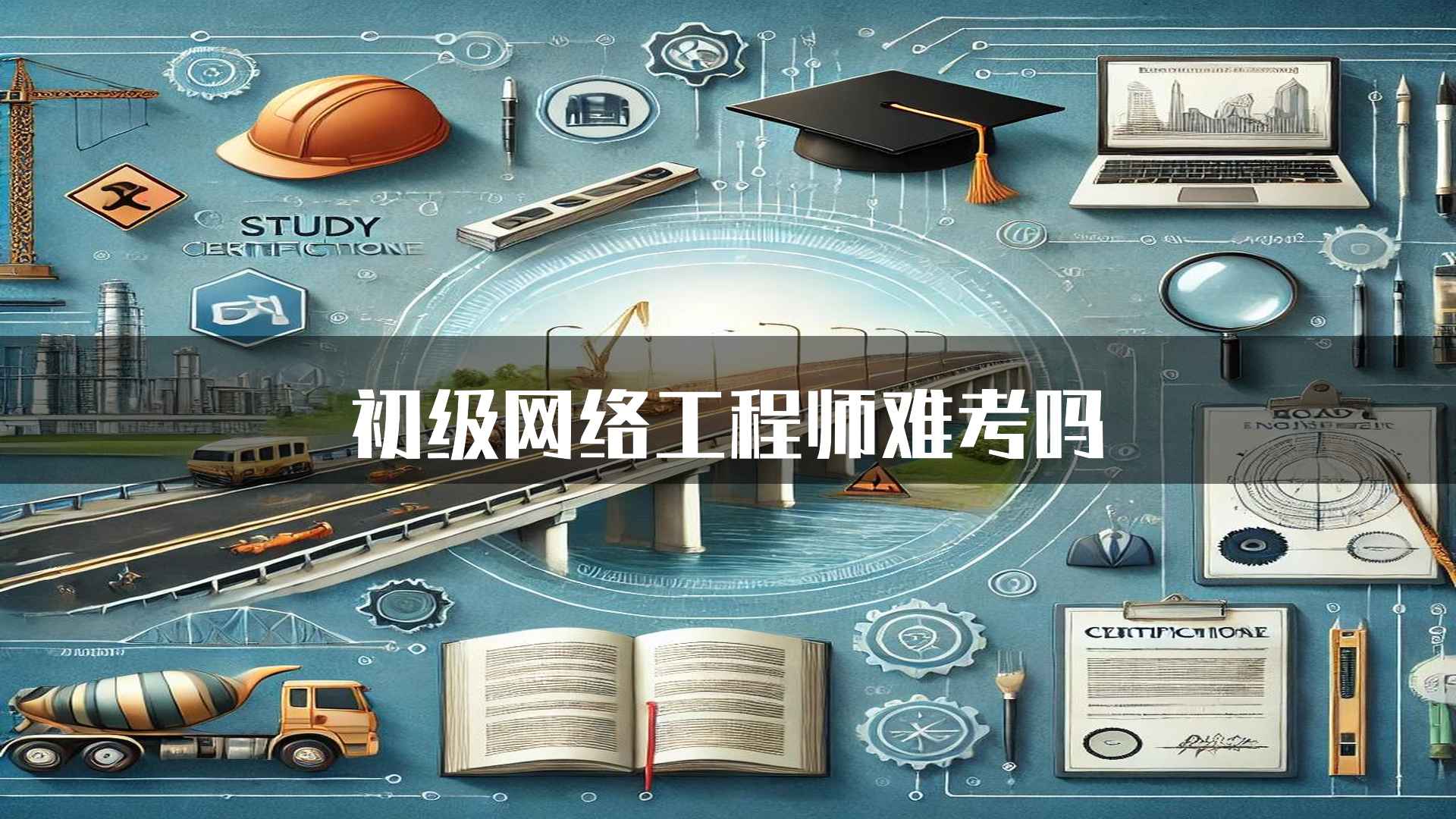 初级网络工程师难考吗