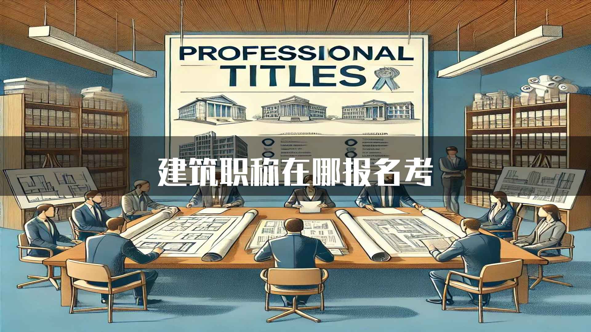 建筑职称在哪报名考