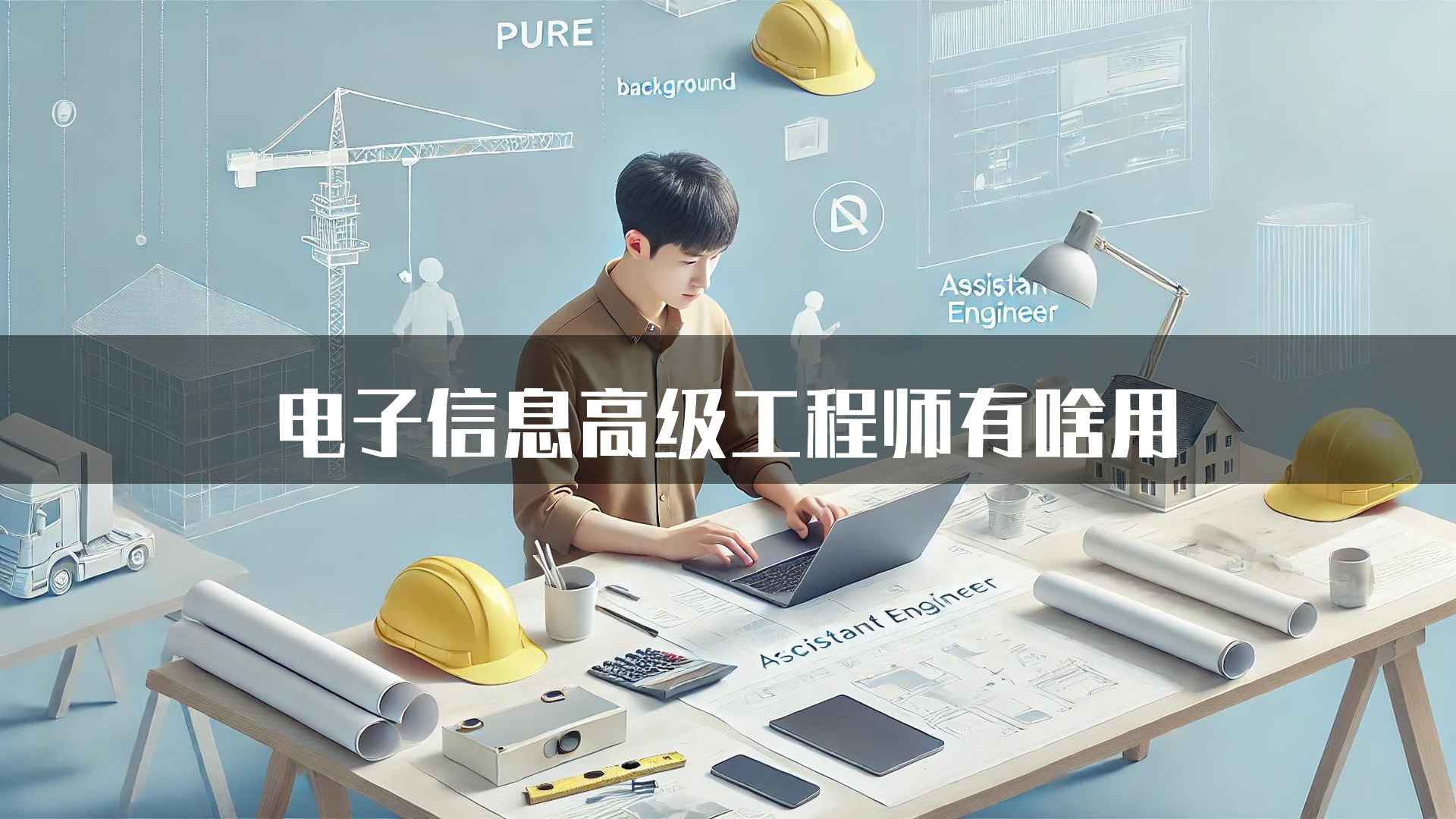 电子信息高级工程师有啥用