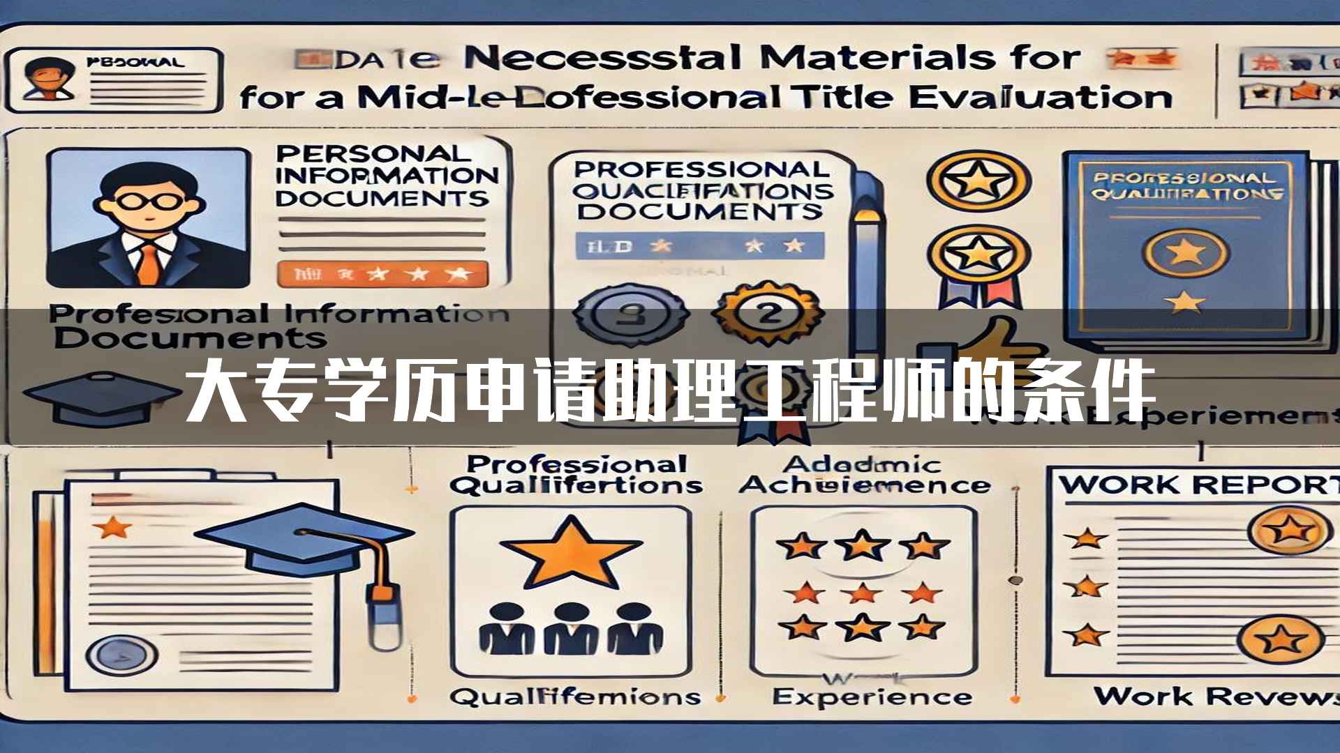 大专学历申请助理工程师的条件