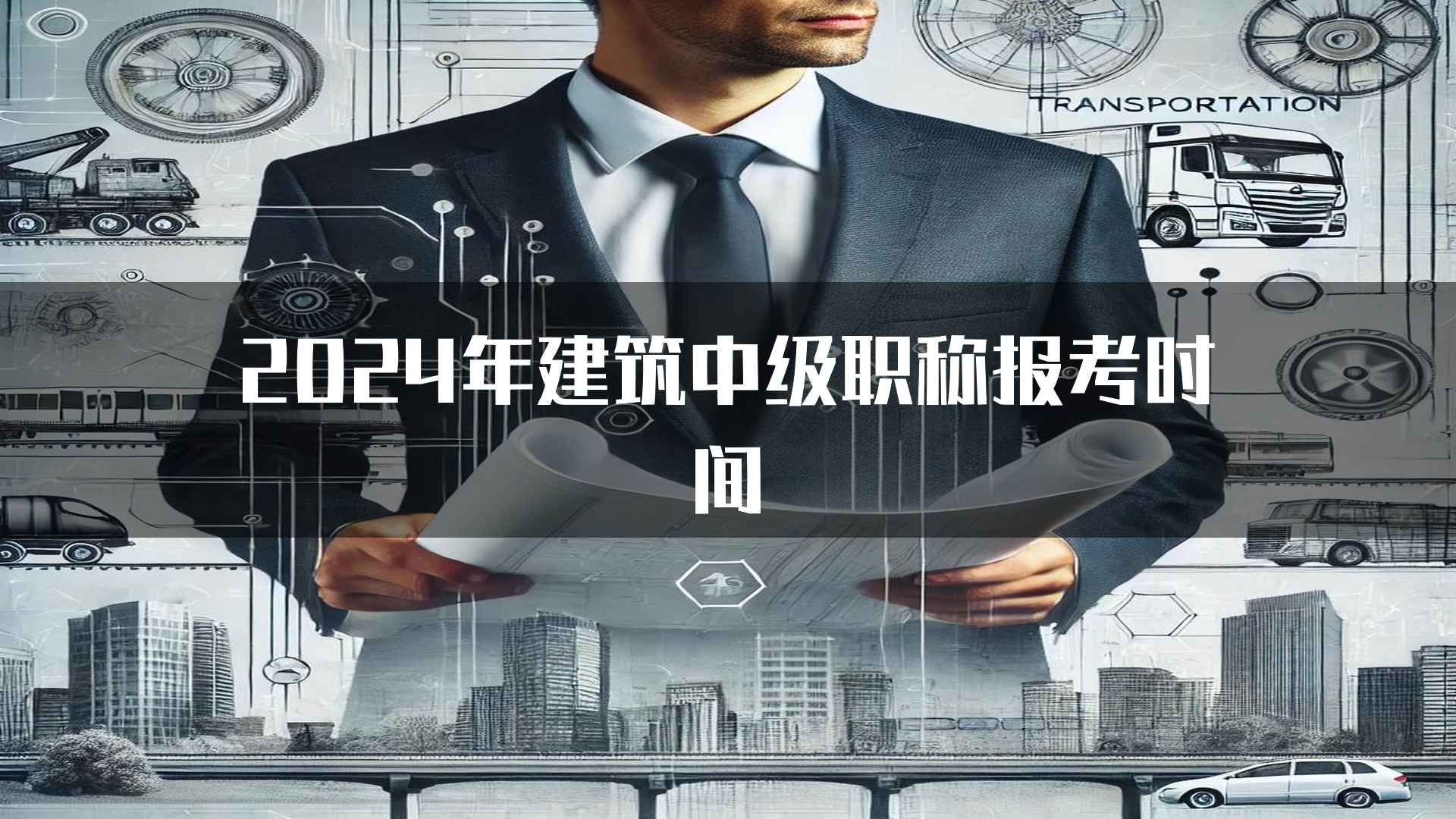 2024年建筑中级职称报考时间