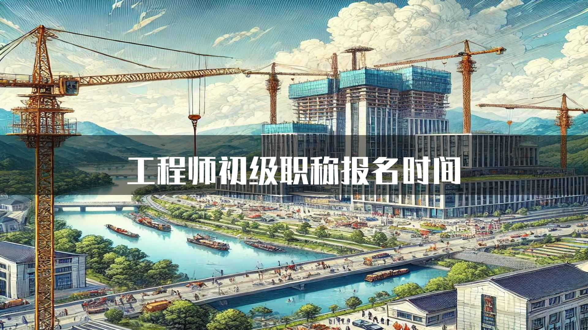 工程师初级职称报名时间