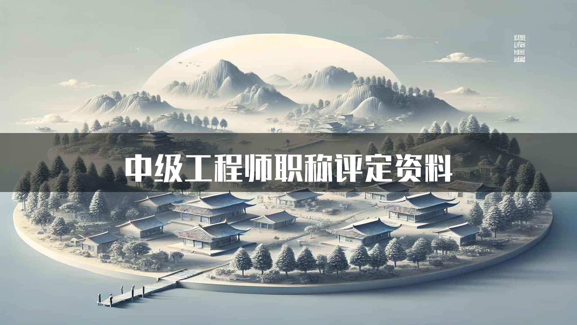 中级工程师职称评定资料