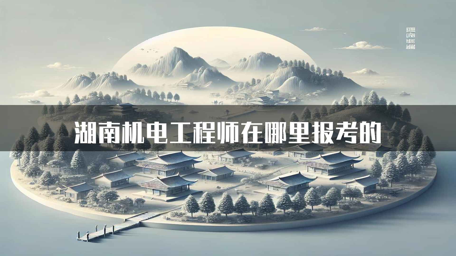 湖南机电工程师在哪里报考的