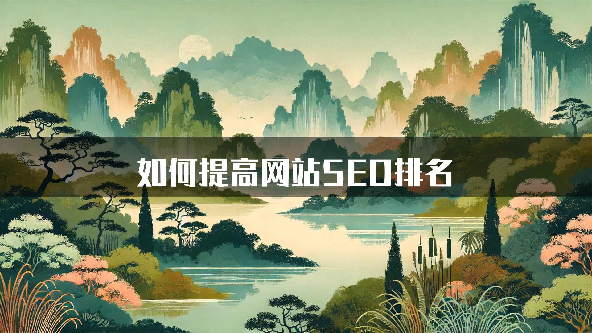 如何提高网站SEO排名