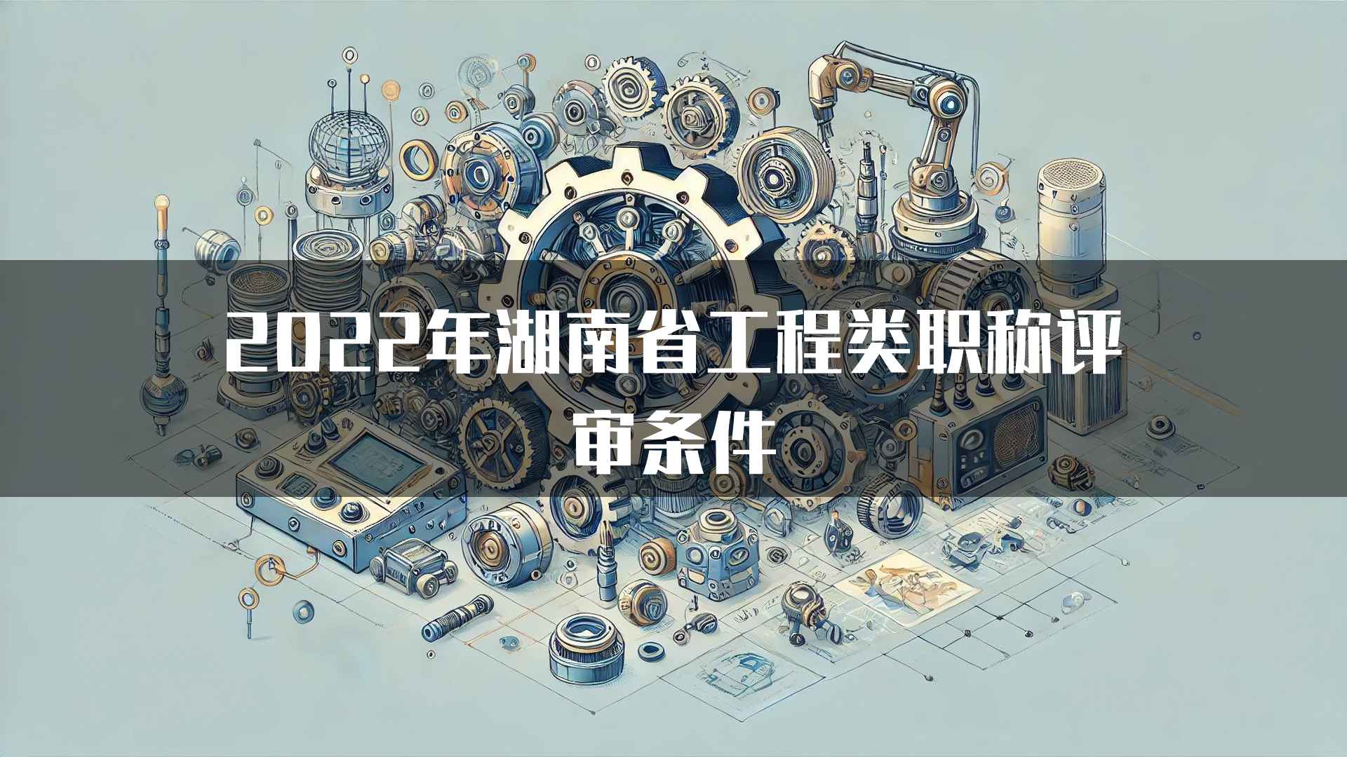 2022年湖南省工程类职称评审条件